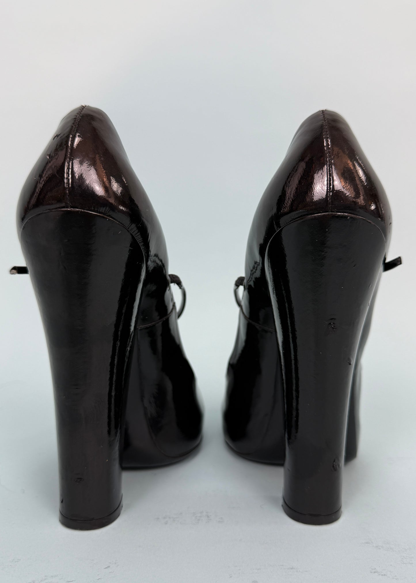 Louis Vuitton Fall 2011 Runway Black Leather "Fetish Pumps" Heels