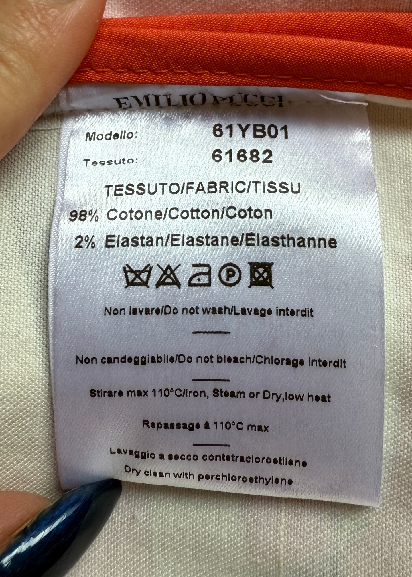 Emilio Pucci Spring 2006 Pink & Brown Pattern Jacket