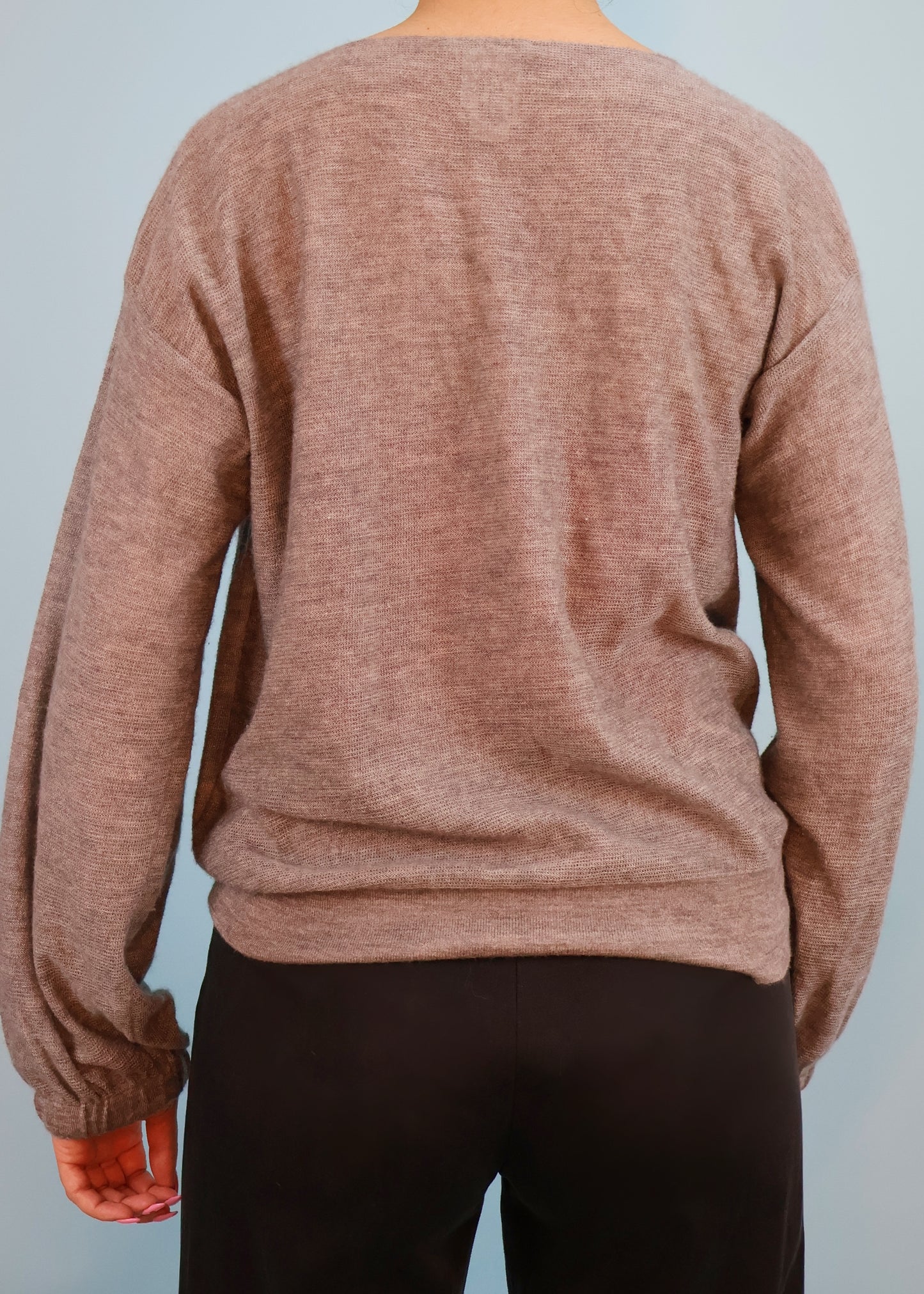 Chloé Fall 2003 Grey Cashmere Low Front Cardigan