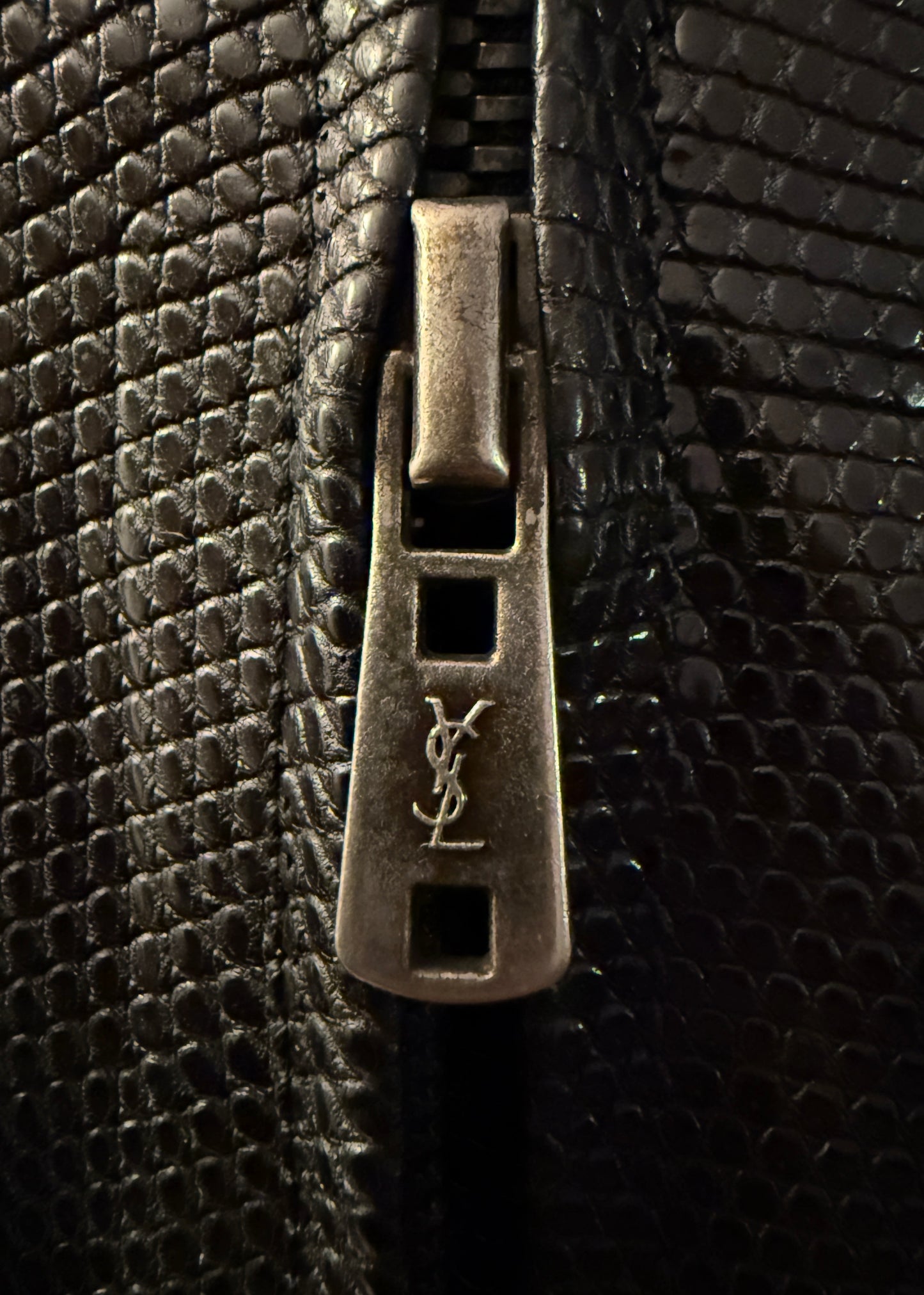 Yves Saint Laurent Fall 2003 Runway Black Leather Cropped Jacket