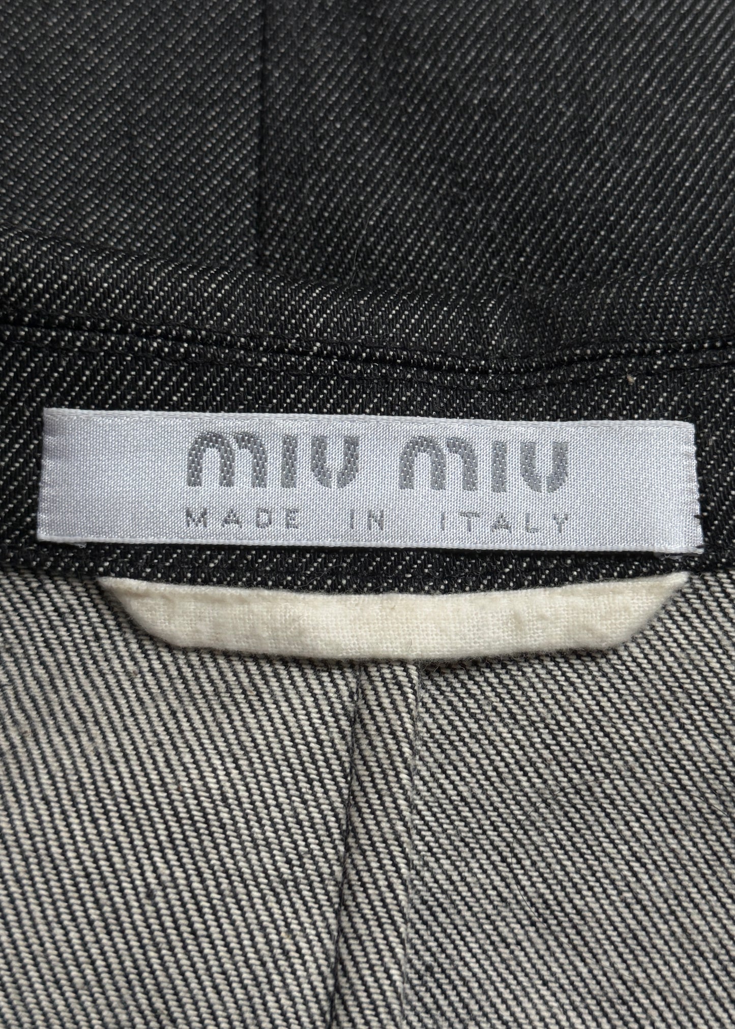 Miu Miu Spring 1999 Denim Trucker Jacket