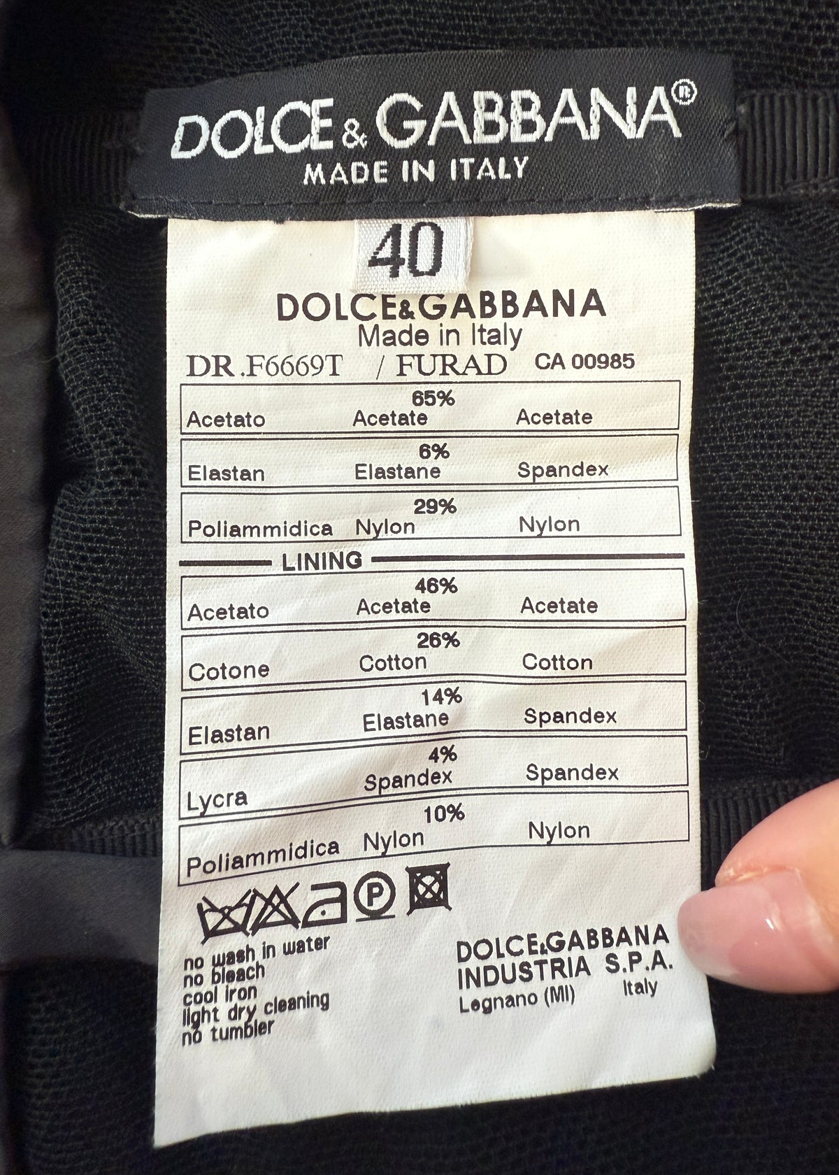Dolce & Gabbana 2000s Black Satin Corseted Gown
