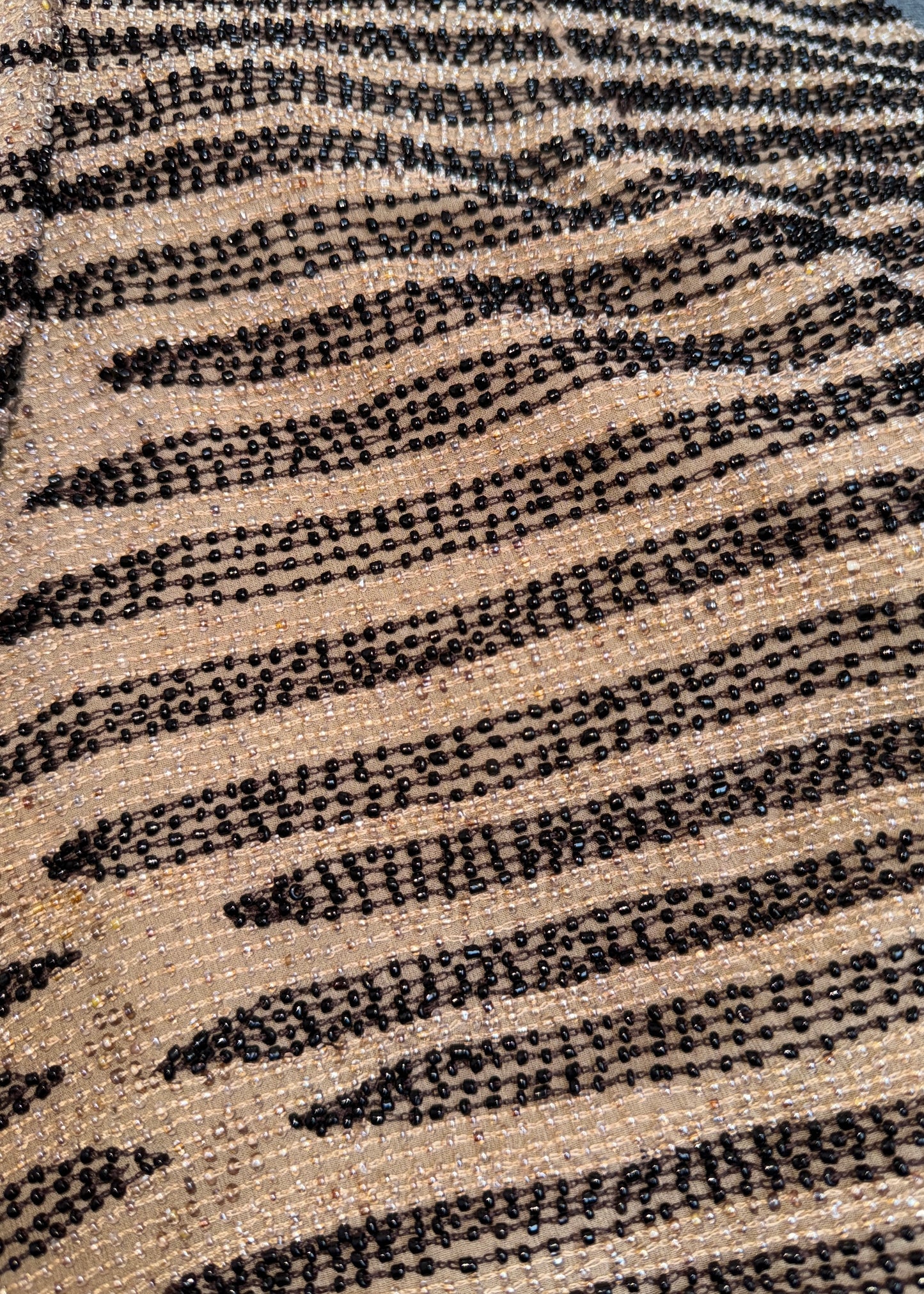 Gucci Spring 2000 Runway Beaded Backless One Shoulder Dress