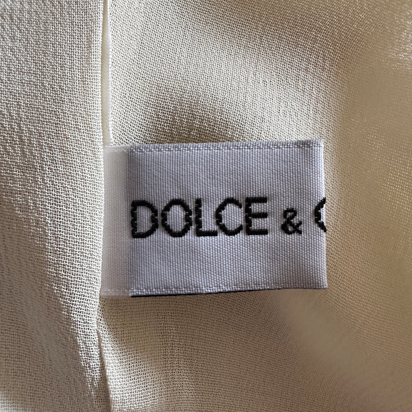 Dolce & Gabbana Fall 1995 Chiffon Tie Up Dress Jacket