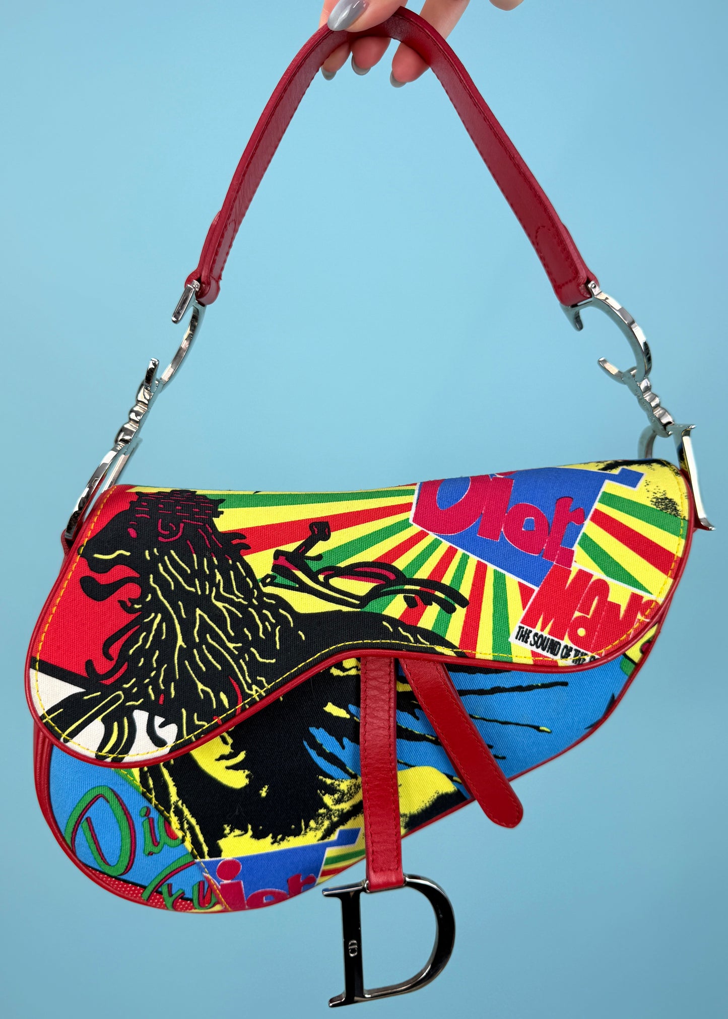 Dior 2003 Bob Marley Mania Saddle Bag