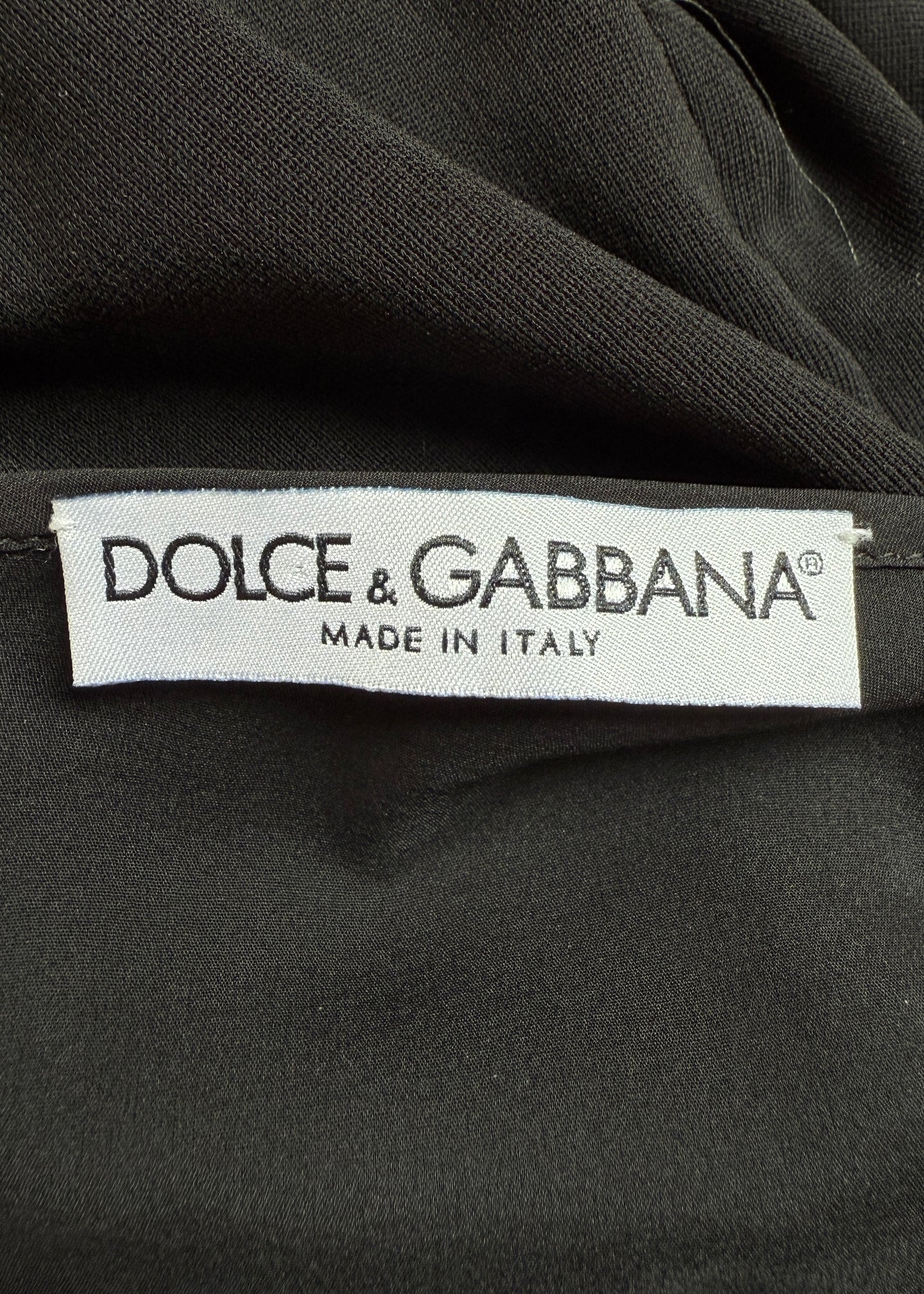 Dolce & Gabbana Spring 2001 Black Lace Bra Dress