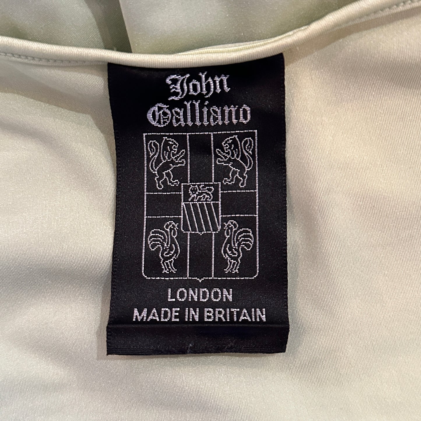 John Galliano Asymmetric Lycra Top