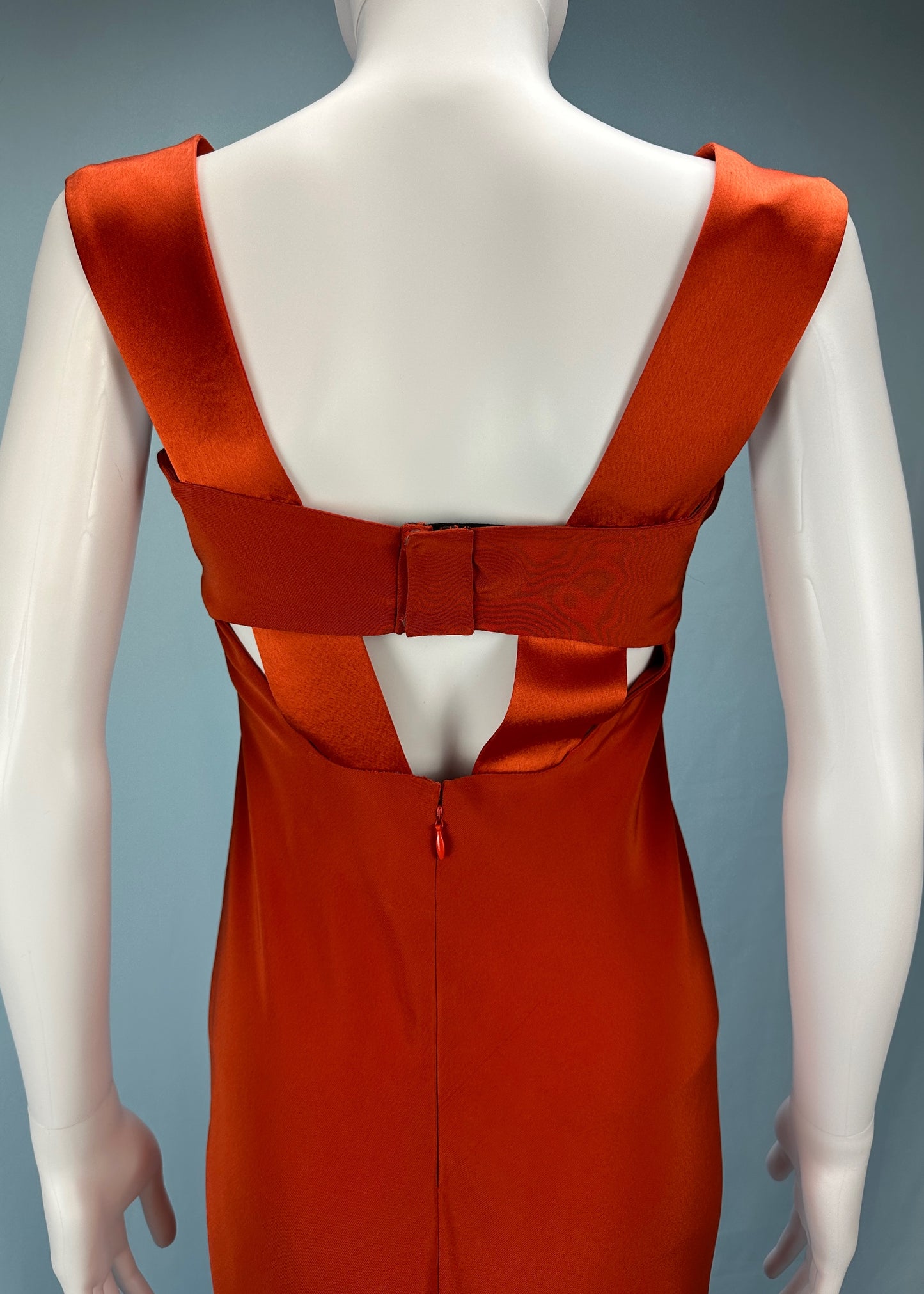 Jean Paul Gaultier Red Satin Dress