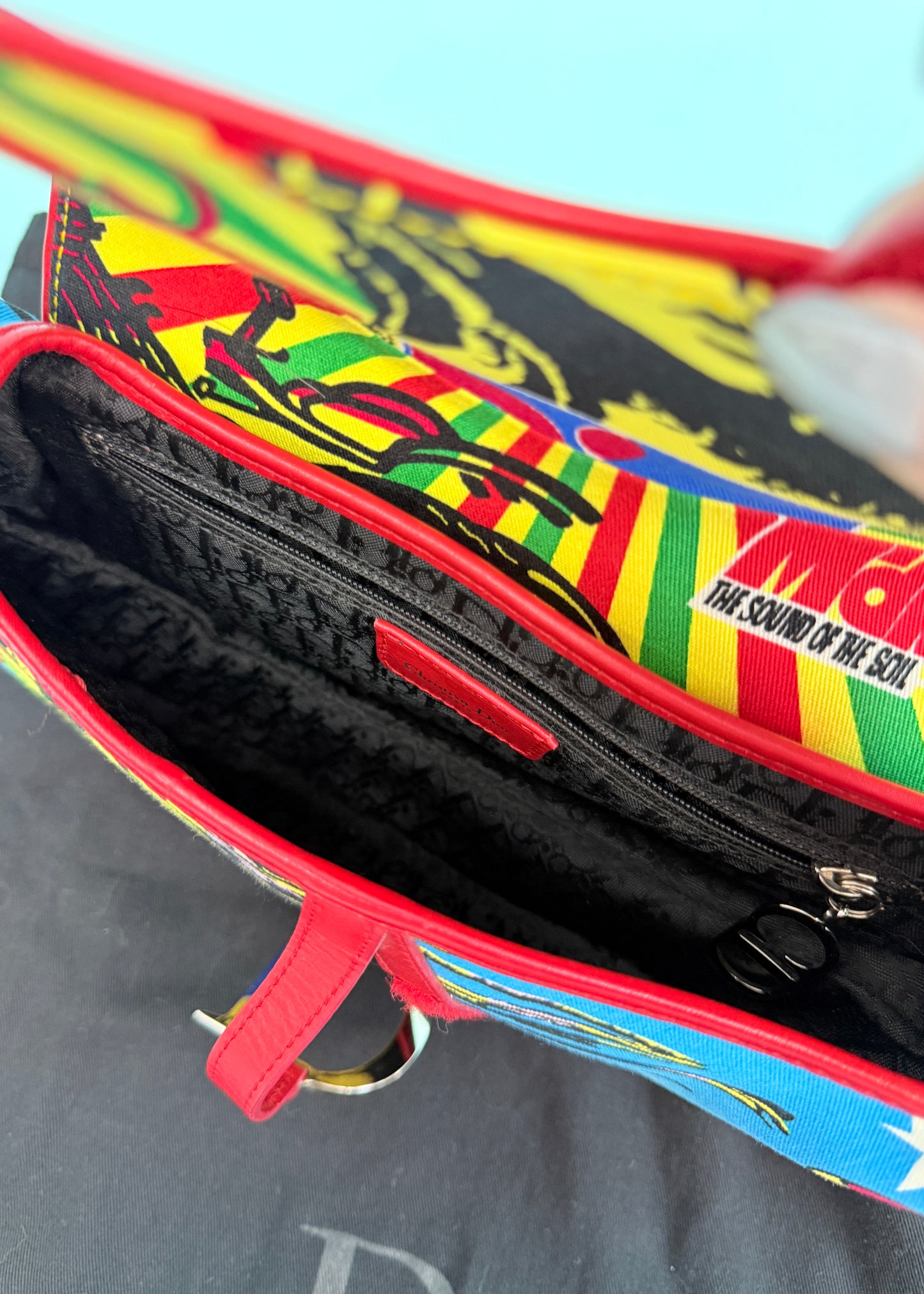 Dior 2003 Bob Marley Mania Saddle Bag