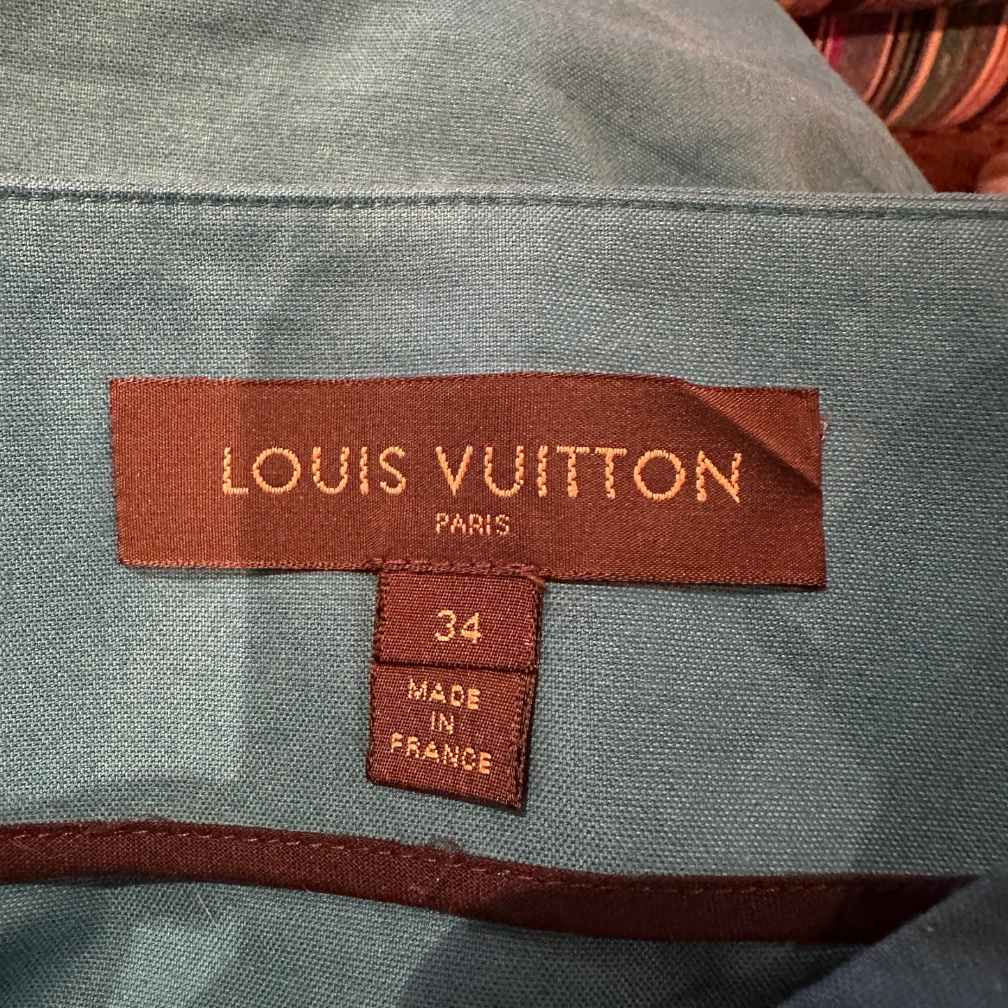 Louis Vuitton Spring 2011 Blue Cargo Skirt