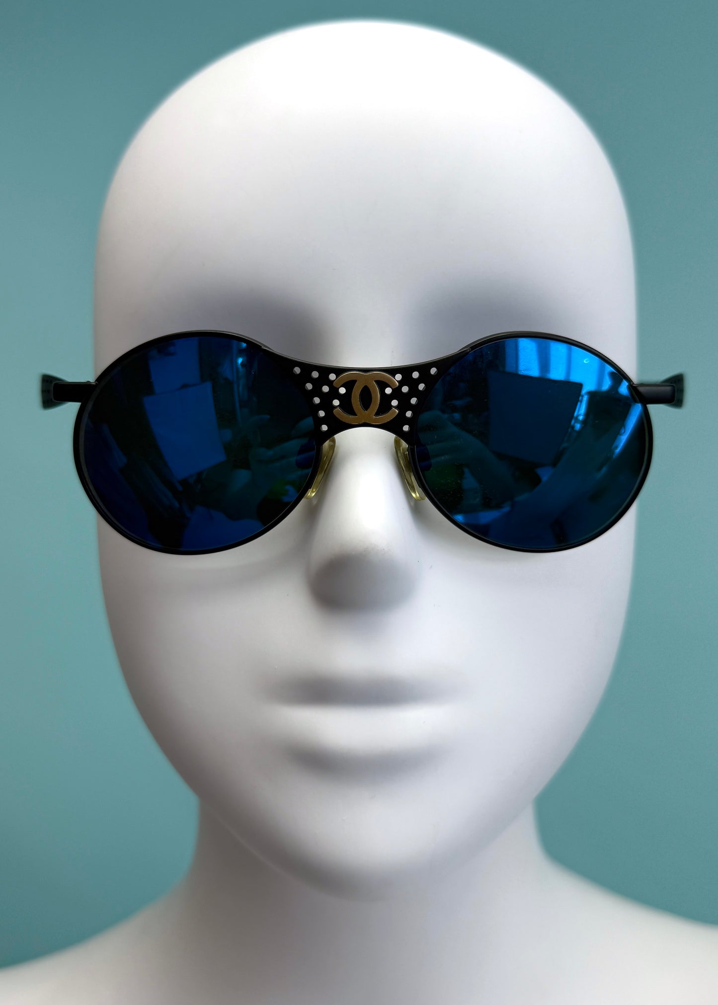 Chanel Fall 1995 Runway CC Logo Front Sunglasses