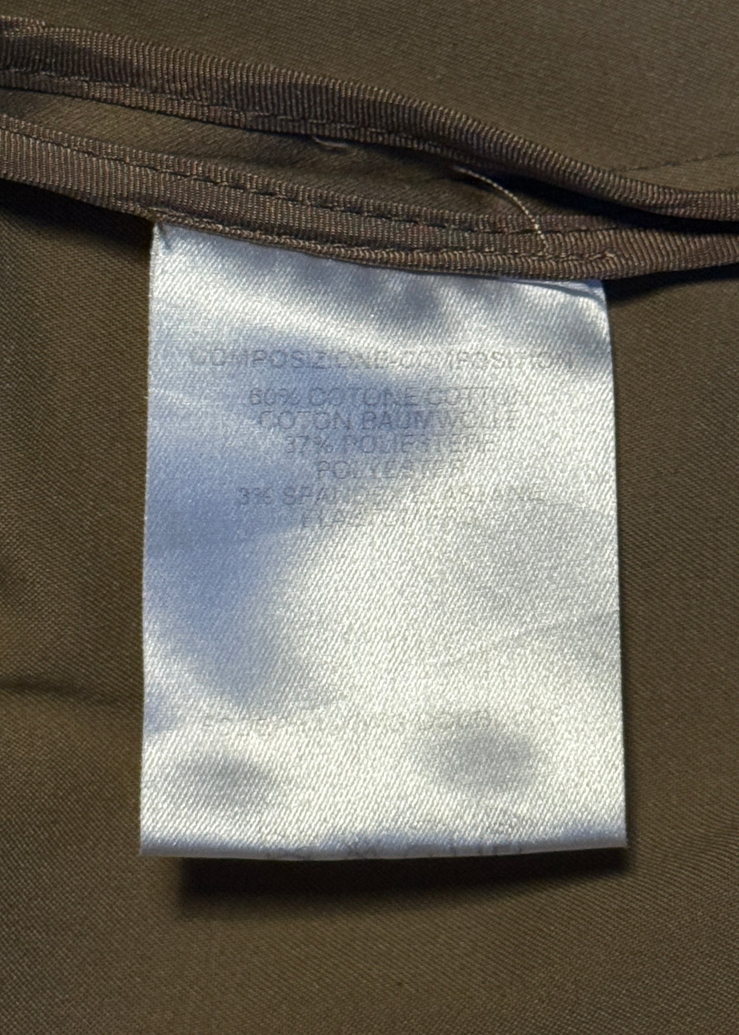 Gucci Fall 2003 Beige Twist Back Midi Dress