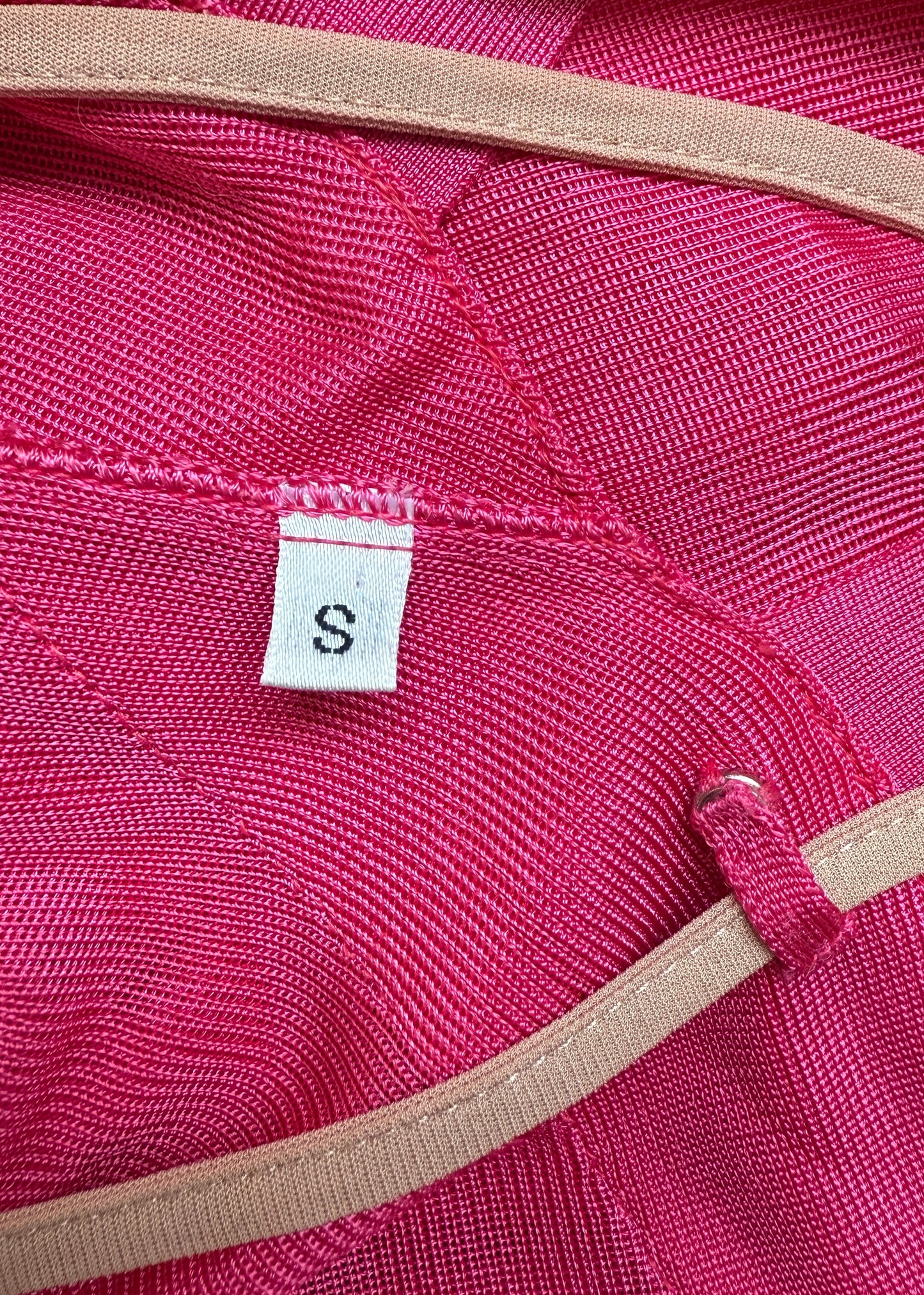 Alexander McQueen Pink Cowl Neckline Cross Back Strap Gown