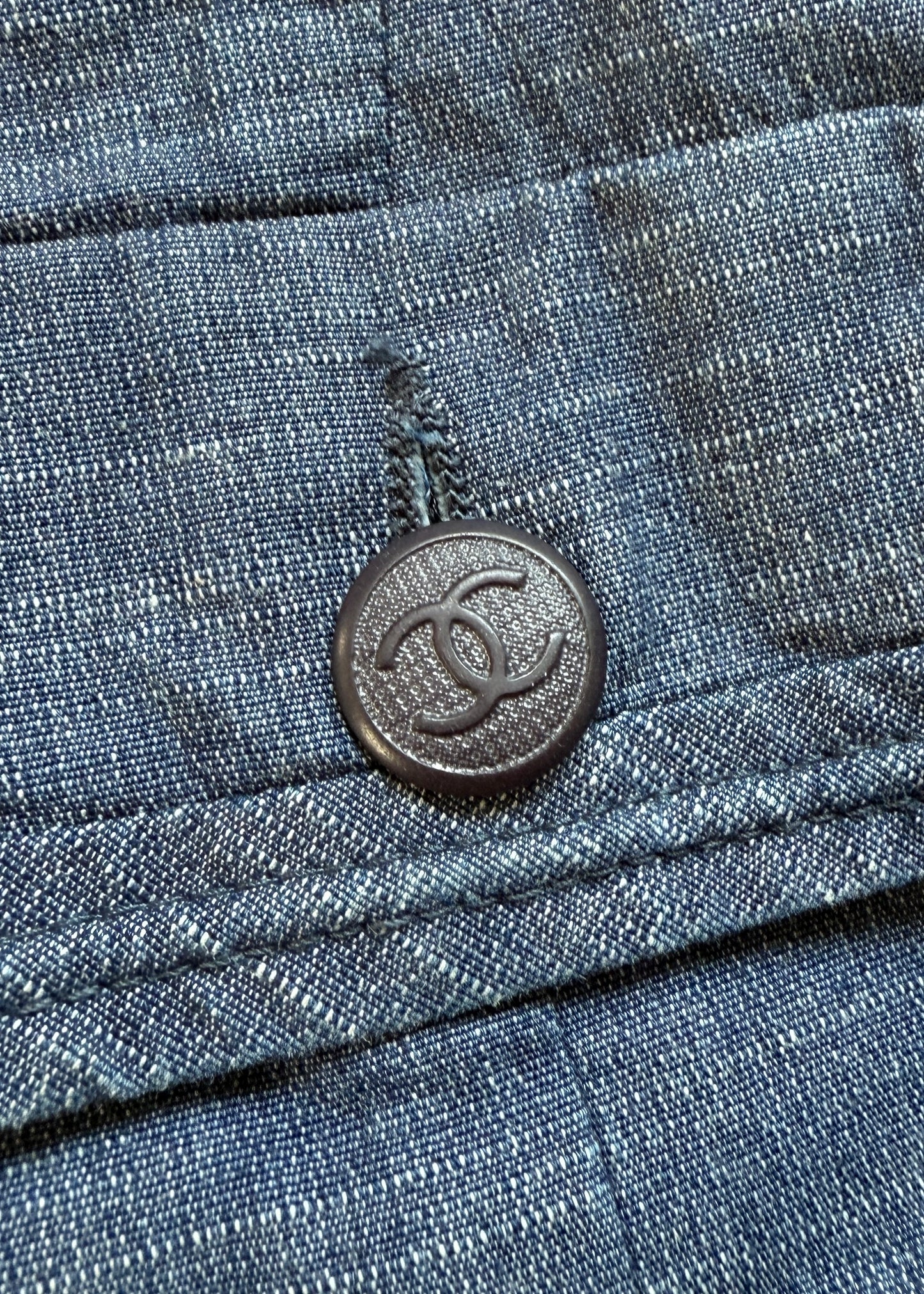Chanel Spring 2003 Lightweight Denim Jacket