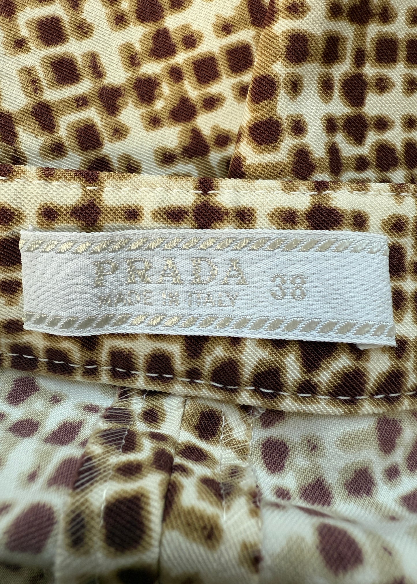 Prada 1990s Printed Capri Pants