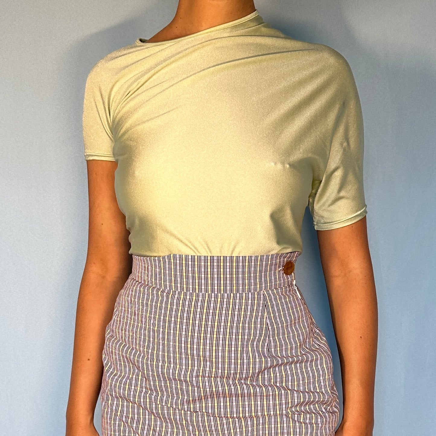 John Galliano Asymmetric Lycra Top