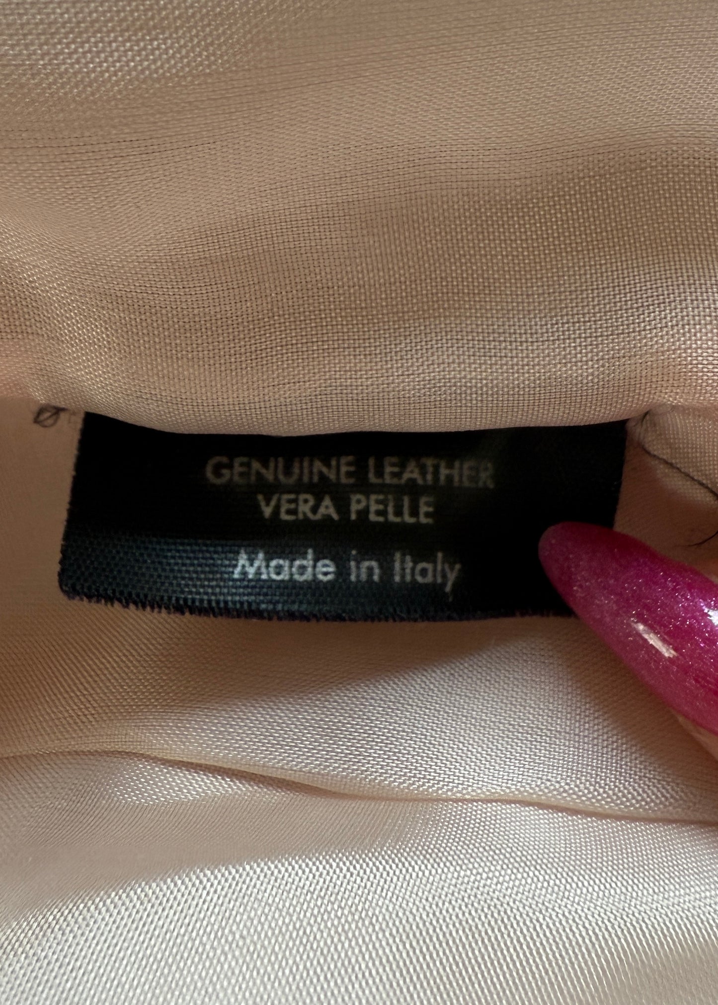 Gucci Pink Suede Leather Midi Skirt