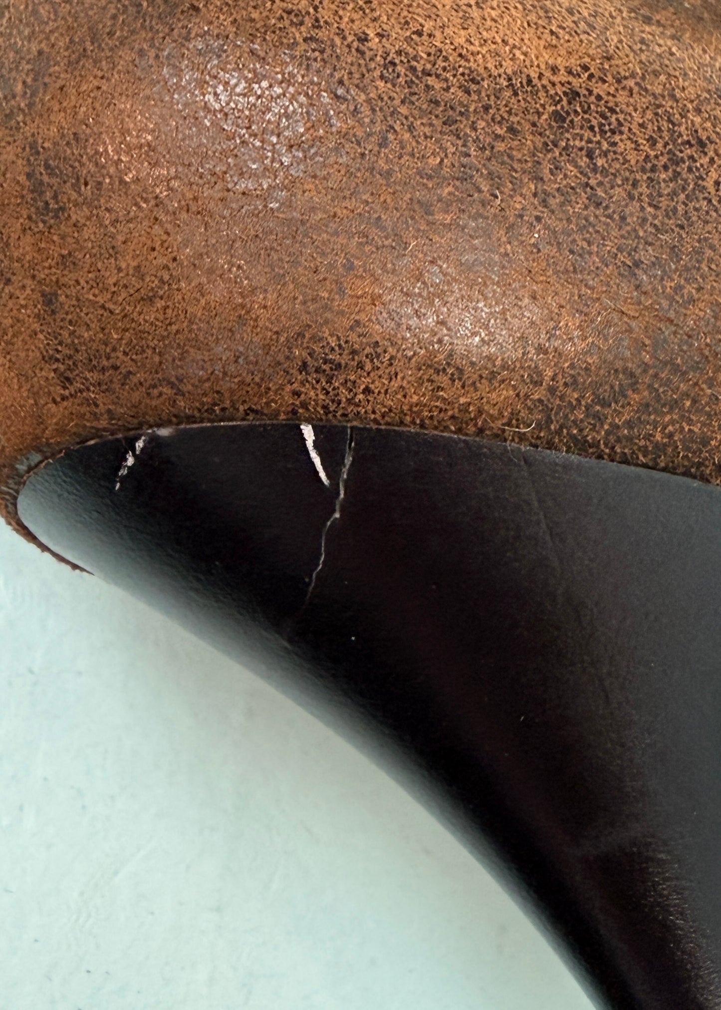 Roberto Cavalli Fall 2001 Runway Suede Perforated Thigh High Heeled Boots