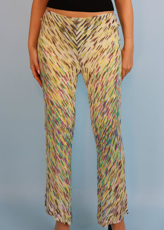 Missoni Green & Purple Knit Pants