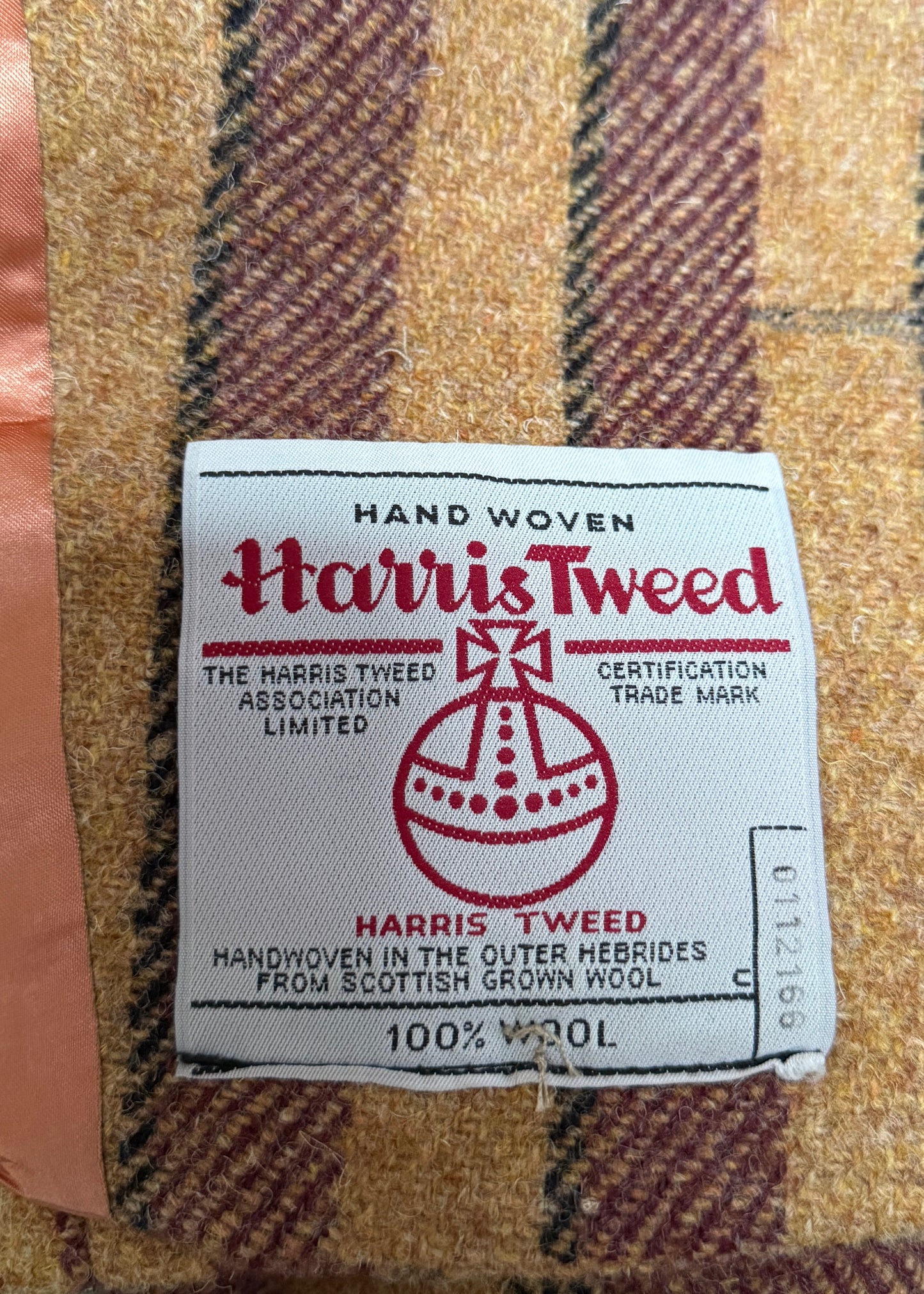 Vivienne Westwood Fall 1990 Runway Striped Harris Tweed Jacket