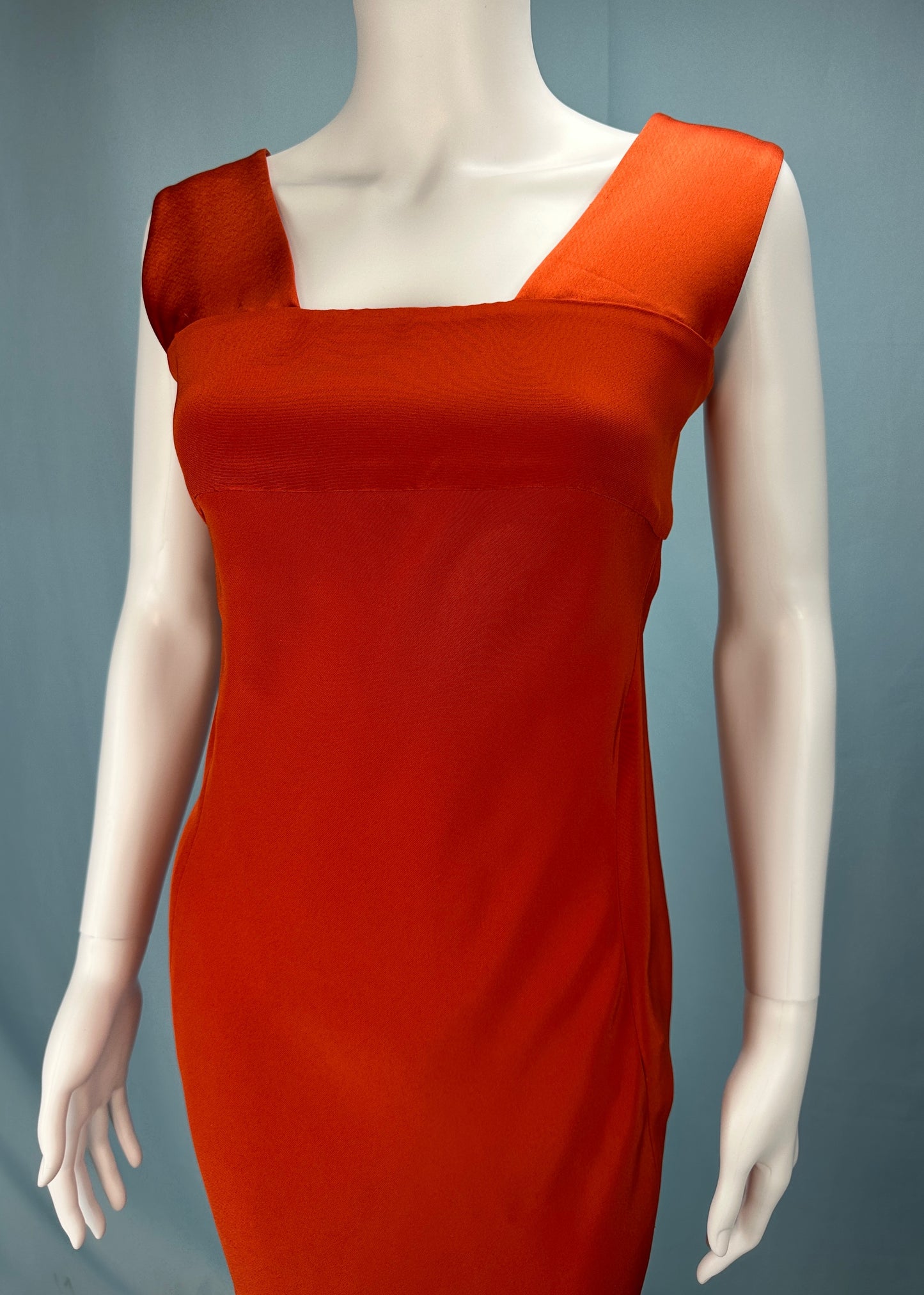 Jean Paul Gaultier Red Satin Dress