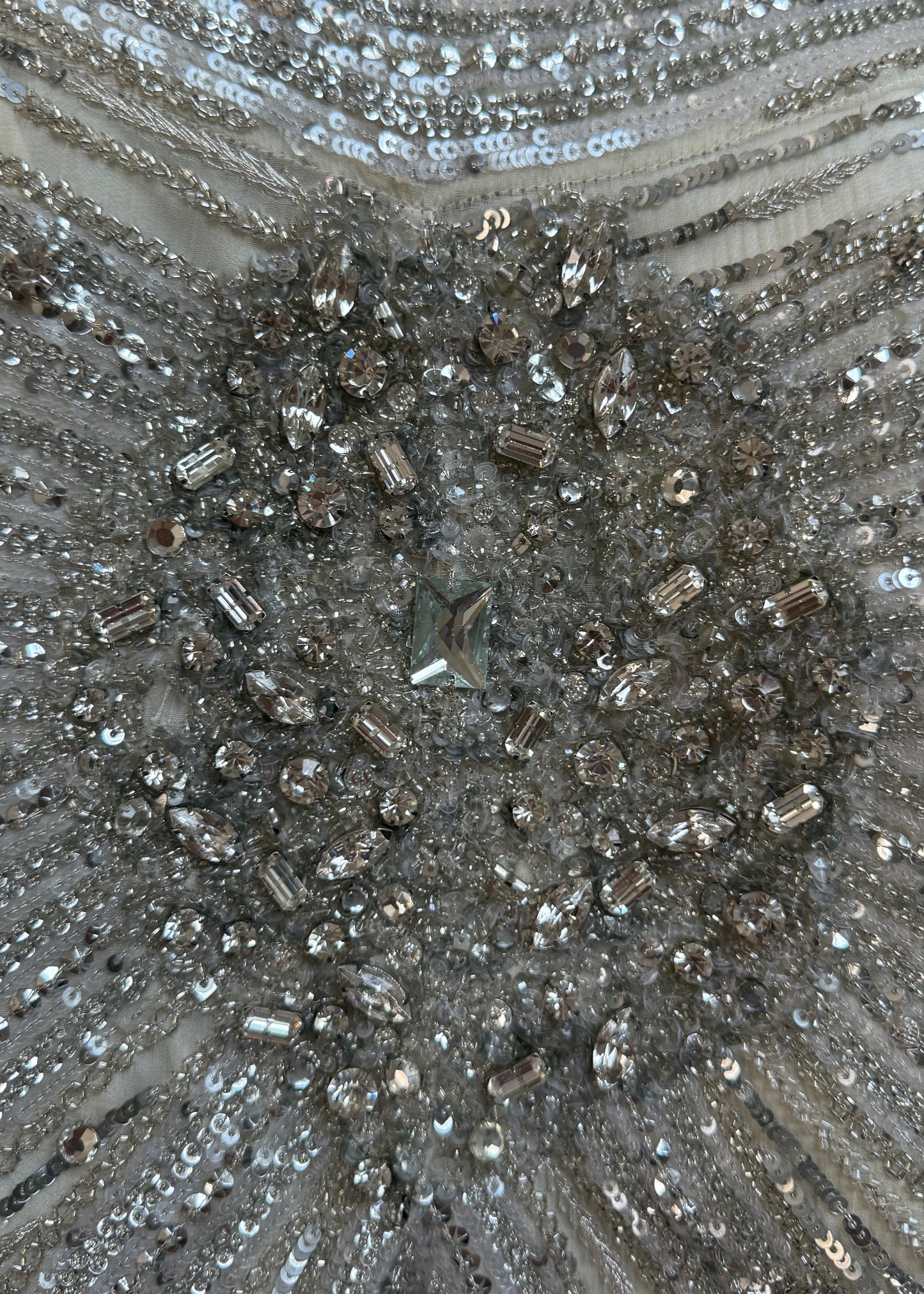 Elie Saab Spring 2006 Runway Crystal Embellished Cowl Neckline Gown