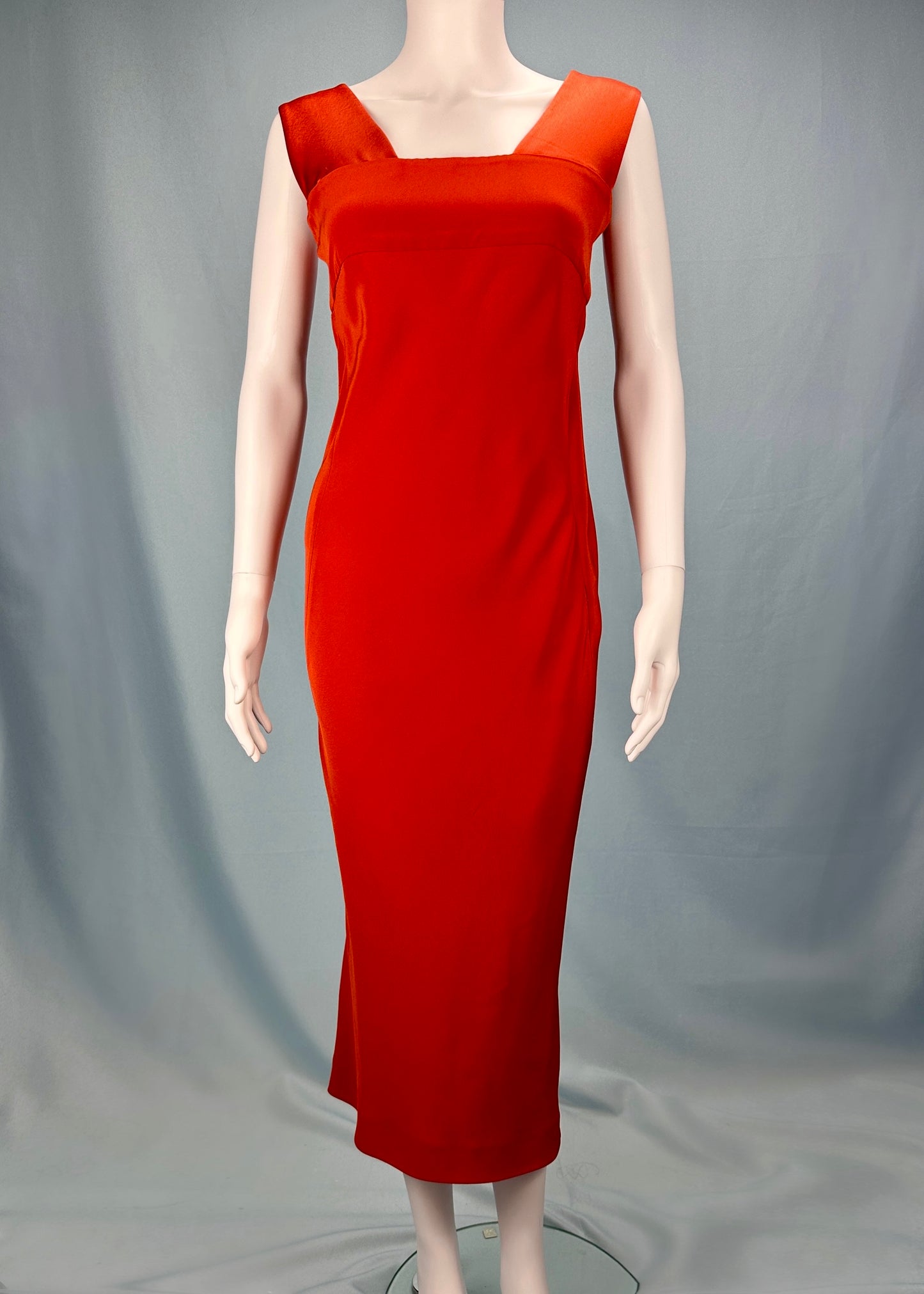 Jean Paul Gaultier Red Satin Dress