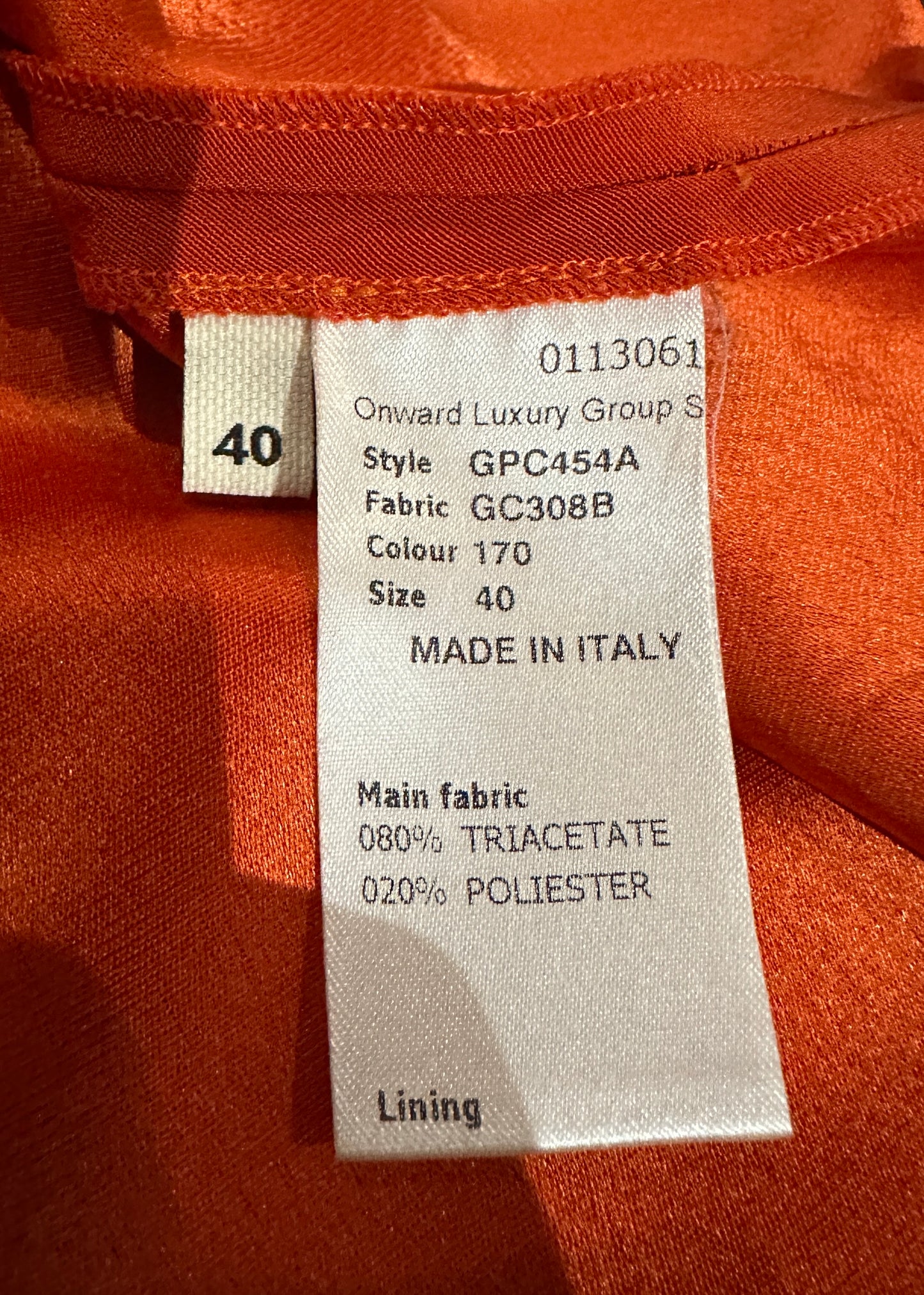 Jean Paul Gaultier Red Satin Dress