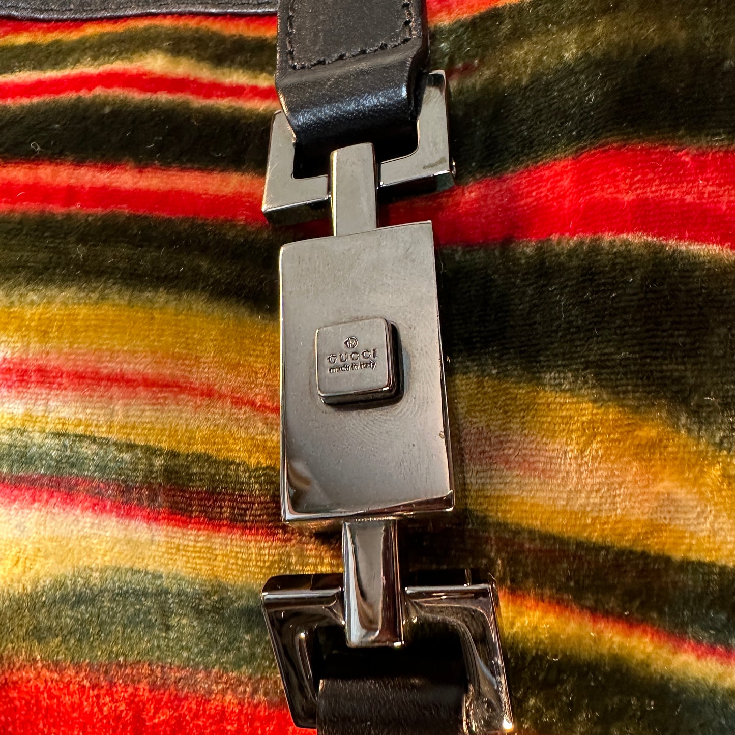 Gucci F/W 1999 Velvet Psychedelic Jackie Bag