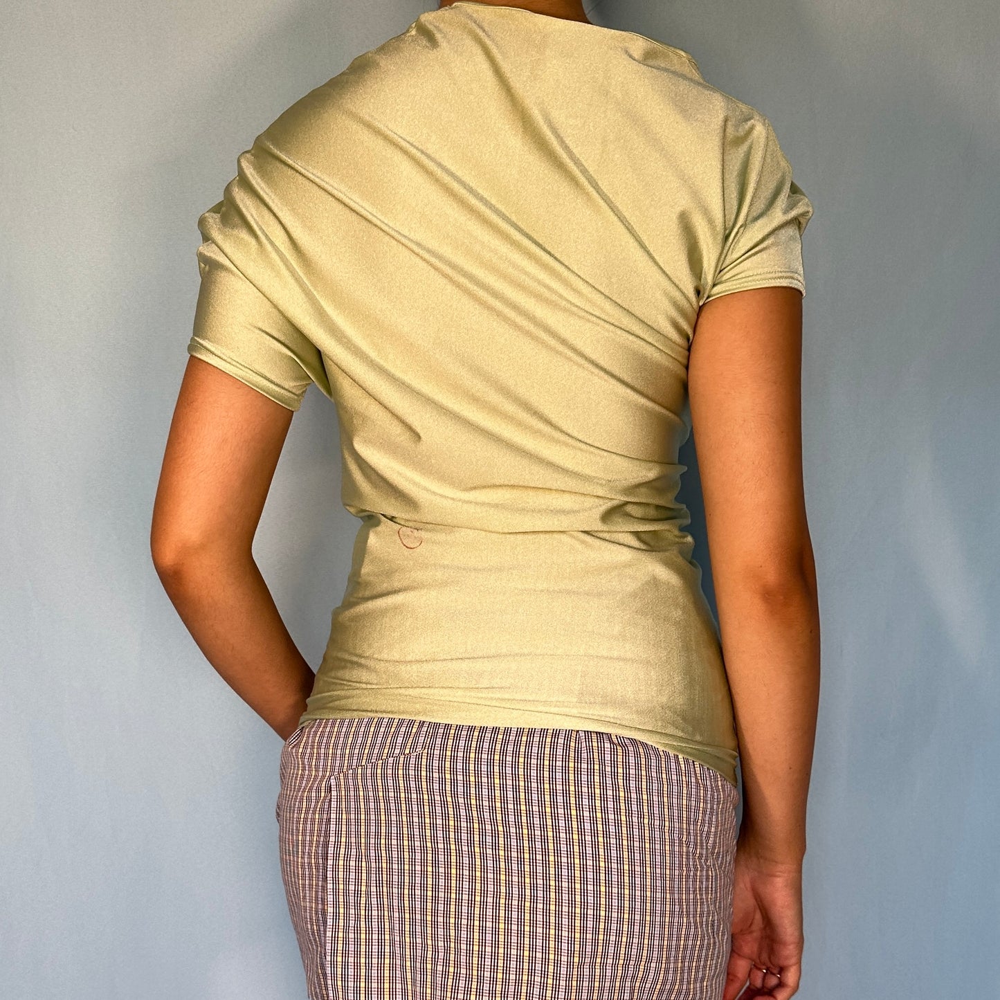 John Galliano Asymmetric Lycra Top
