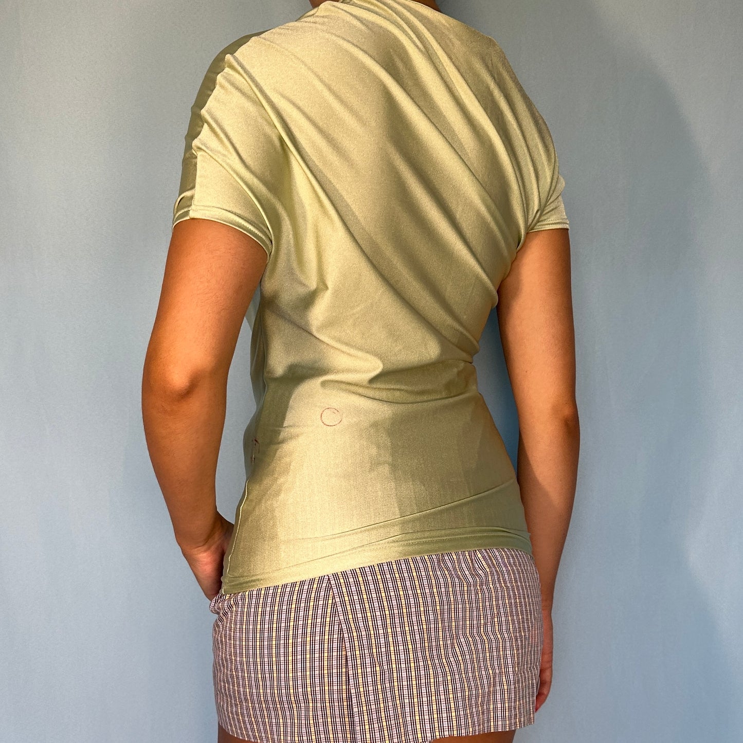 John Galliano Asymmetric Lycra Top
