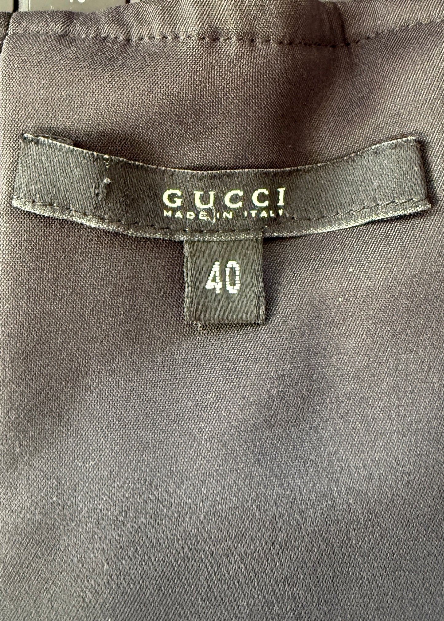 Gucci Fall 2003 Runway Wide Black Corset Waspie Belt