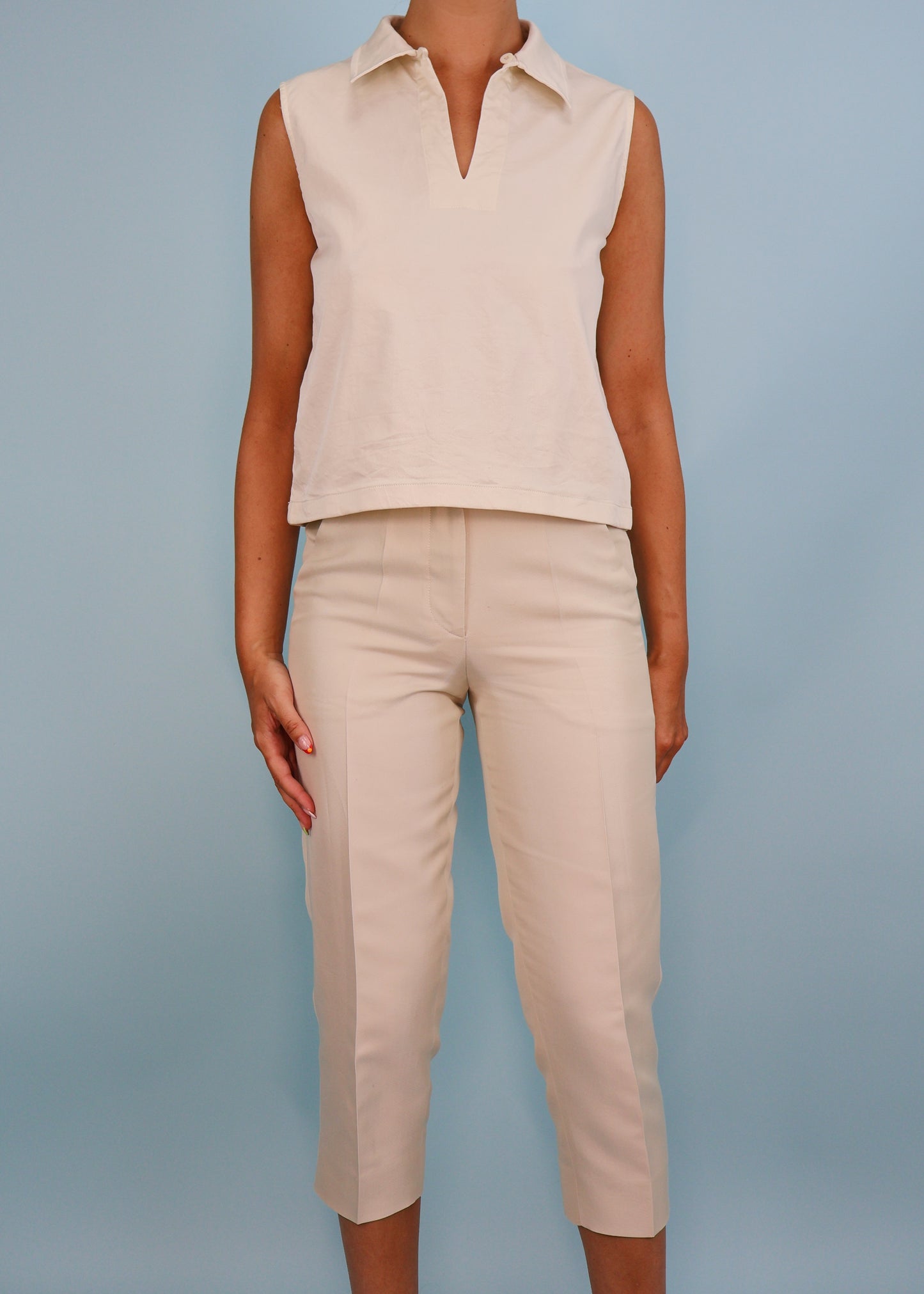 Prada Spring 1996 Capri Pants & Top Set