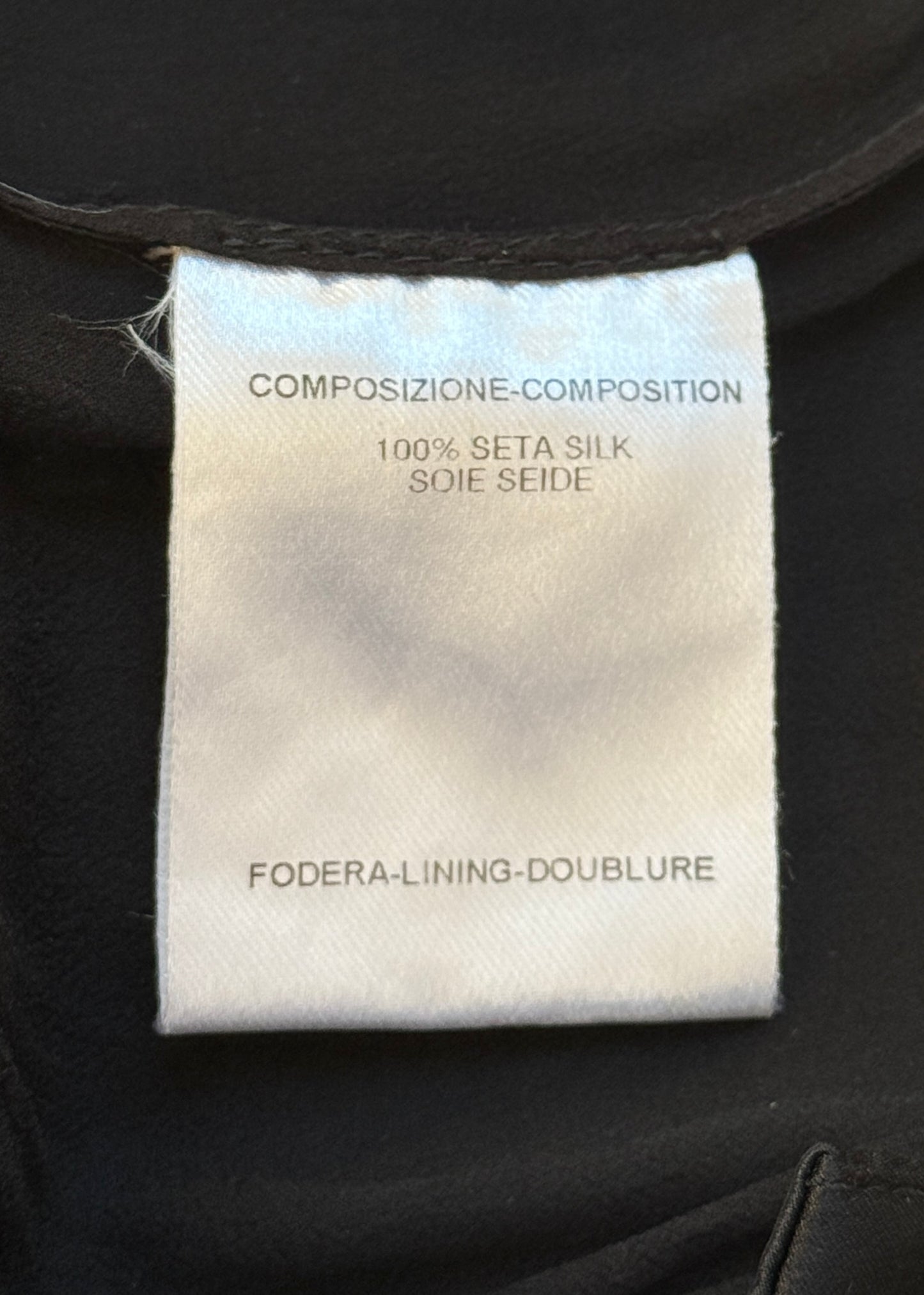 Gucci Fall 2005 Runway Black Silk Off Shoulder Blouse Top