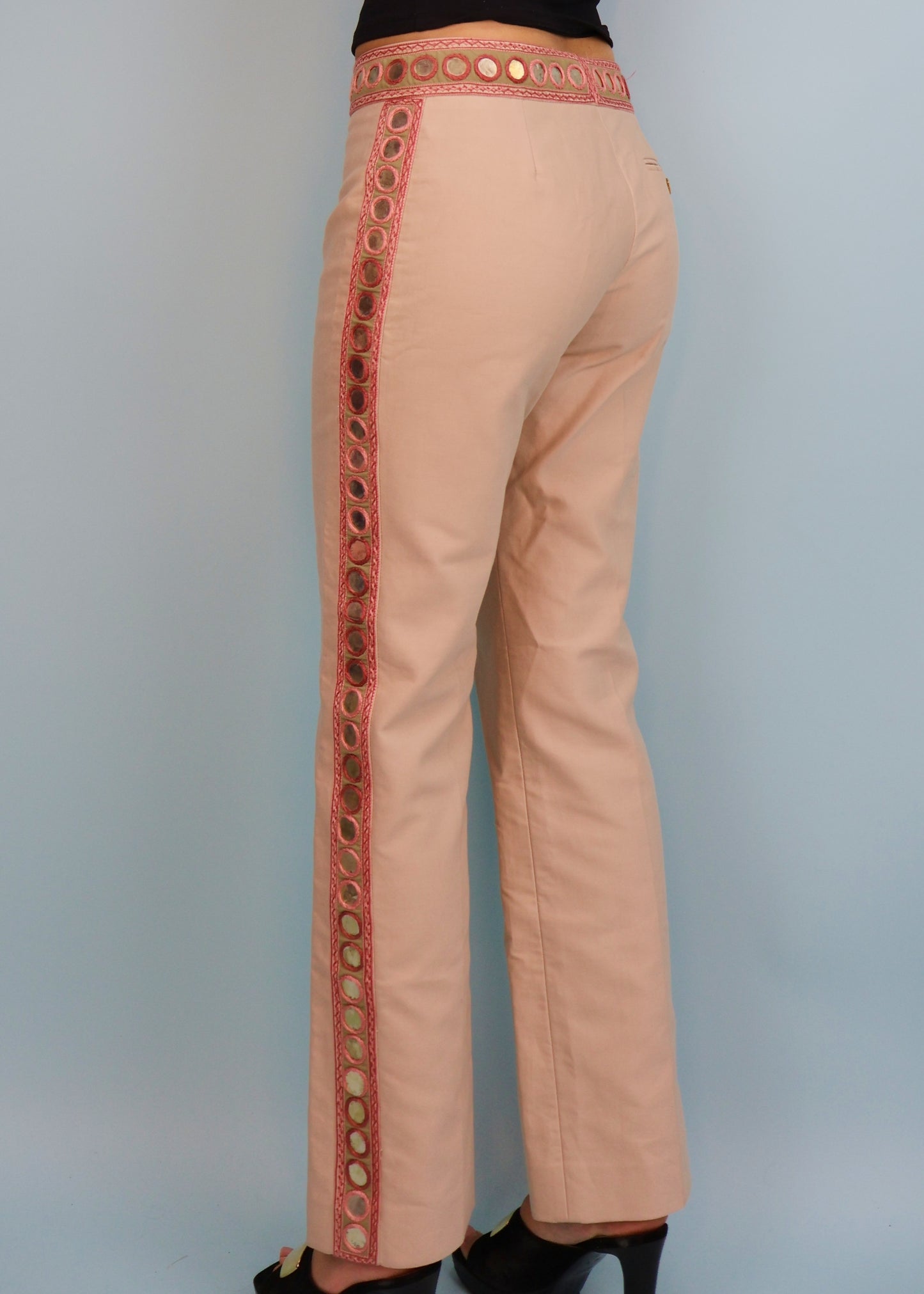 Alexander McQueen Spring 2003 Mirror Embellished Pants