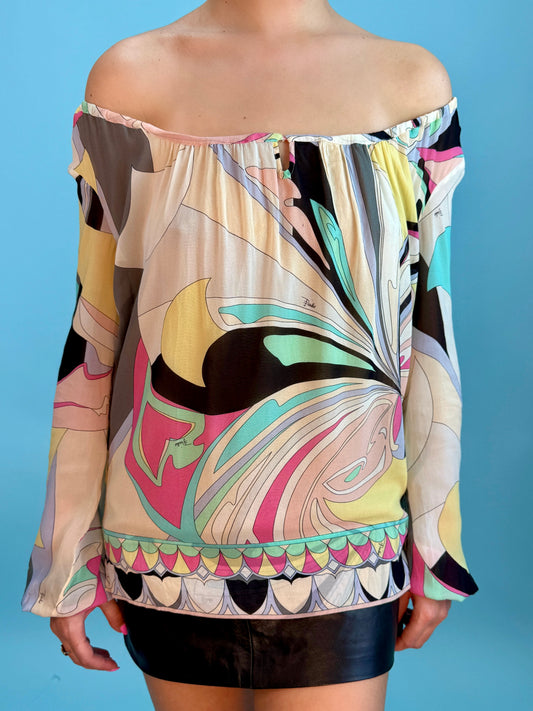 Emilio Pucci Spring 2008 Silk Chiffon Blouse