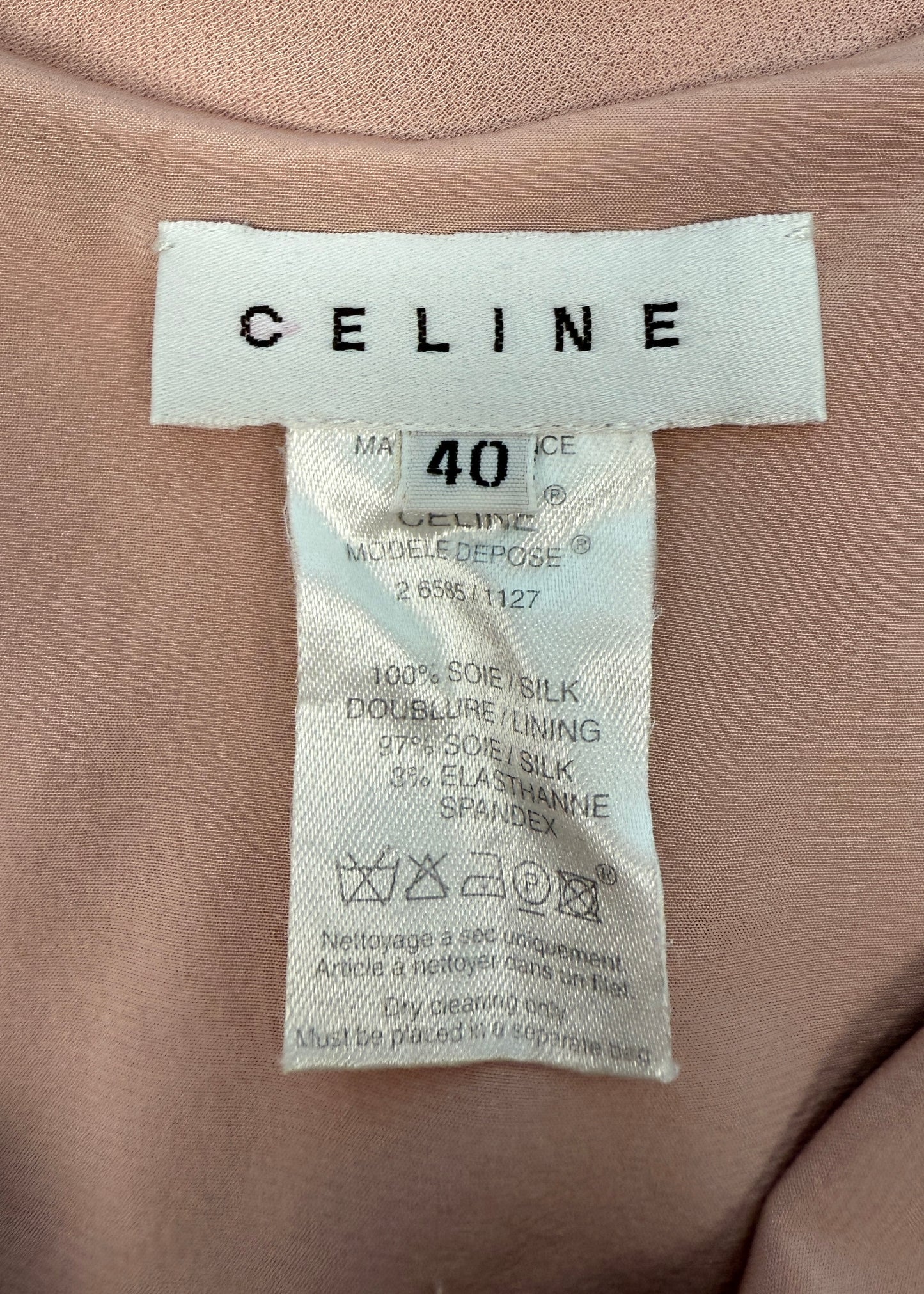 Celine by Michael Kors Pink Silk Chiffon Dress