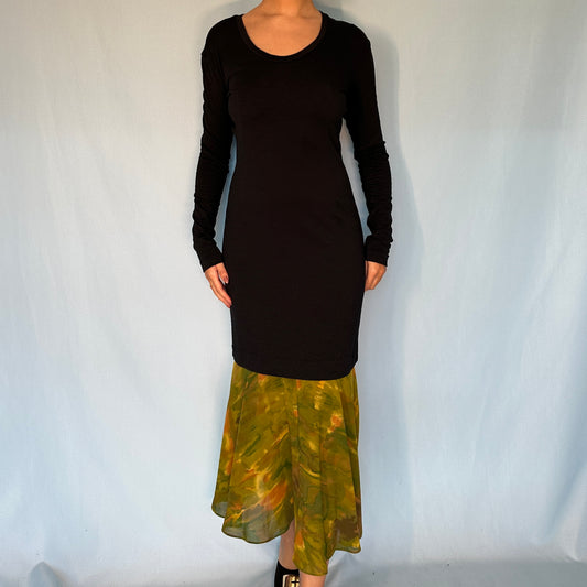 Dolce & Gabbana Chiffon Hem Dress