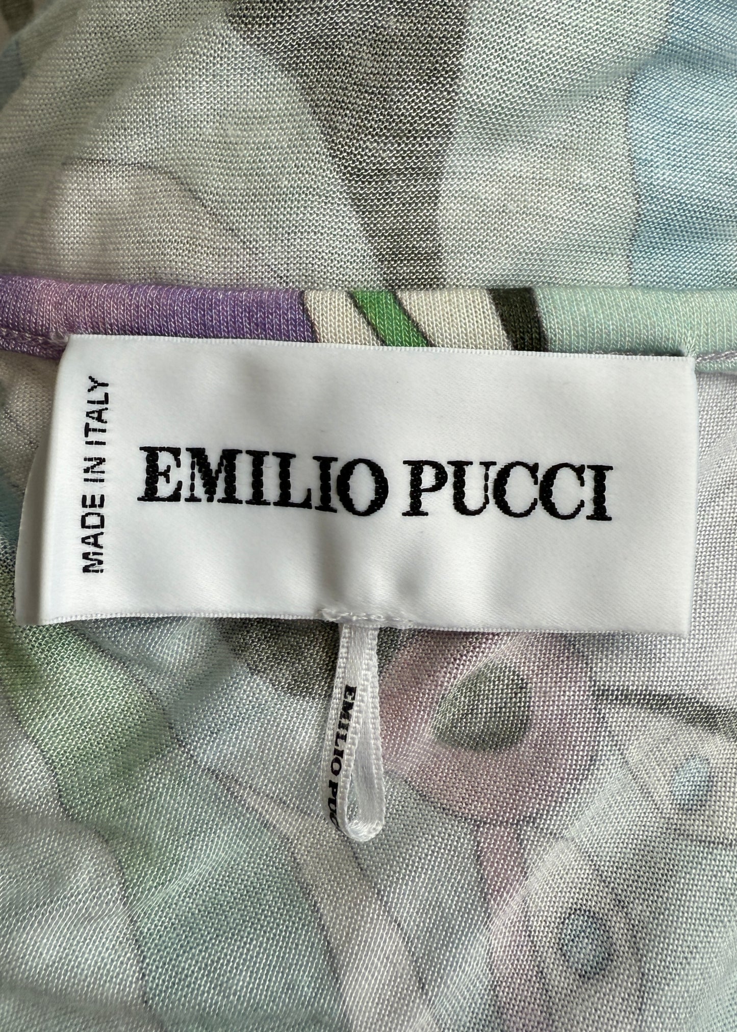 Emilio Pucci Resort 2011 Tie Dye Printed Maxi Dress