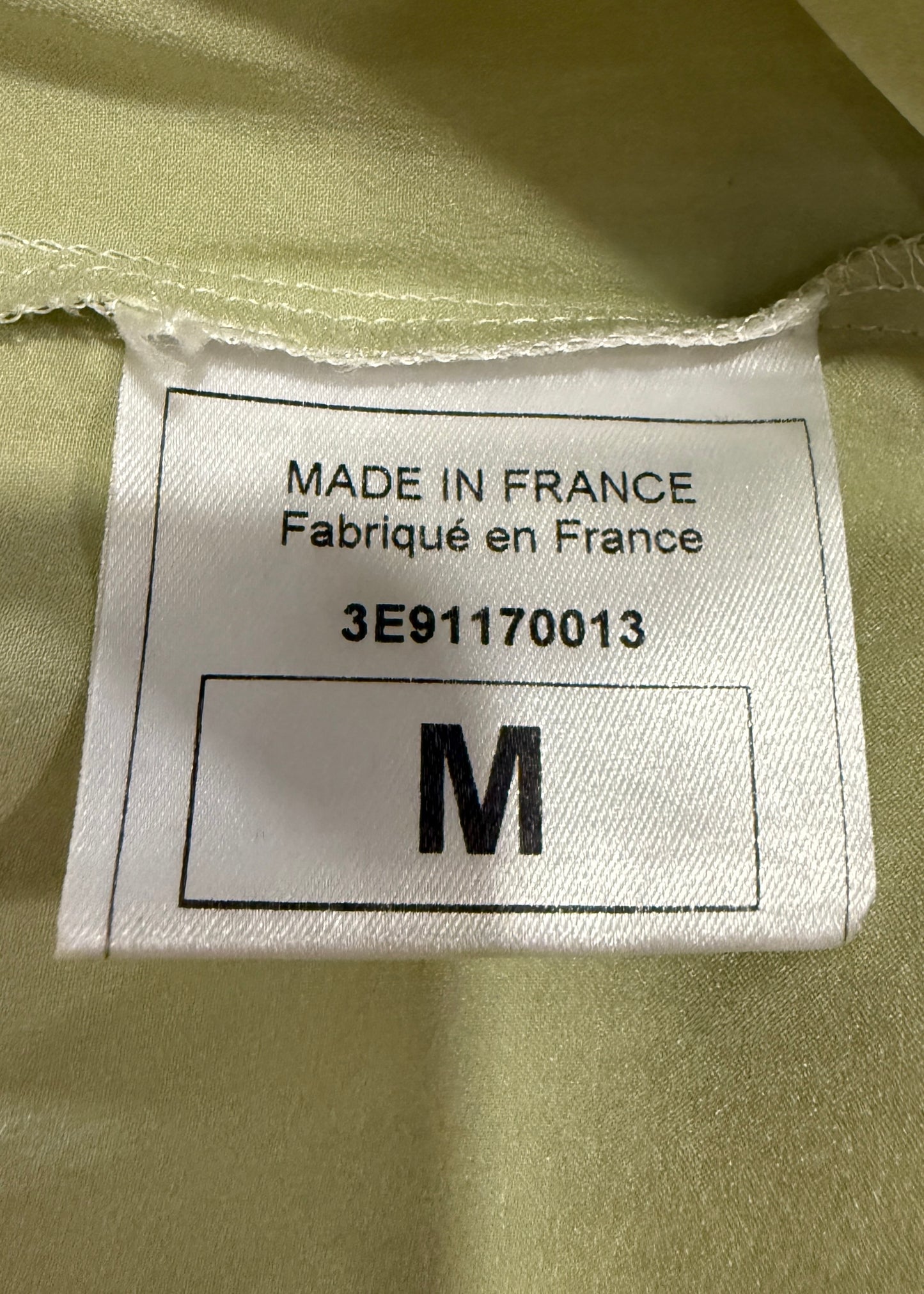 John Galliano Spring 2003 Mint Green Silk Satin Floral Cross Stitch Mini Dress