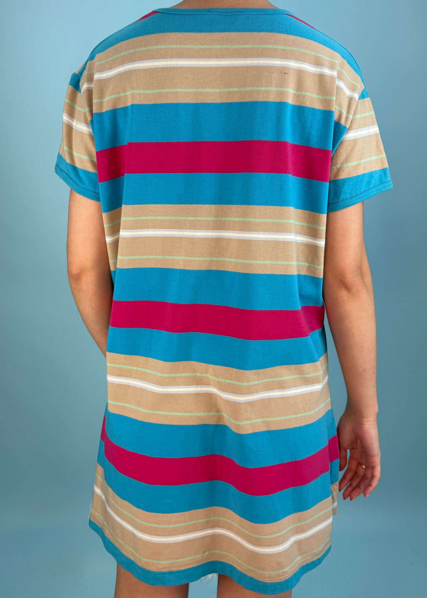 Vivienne Westwood Spring 1994 Striped T Shirt Dress