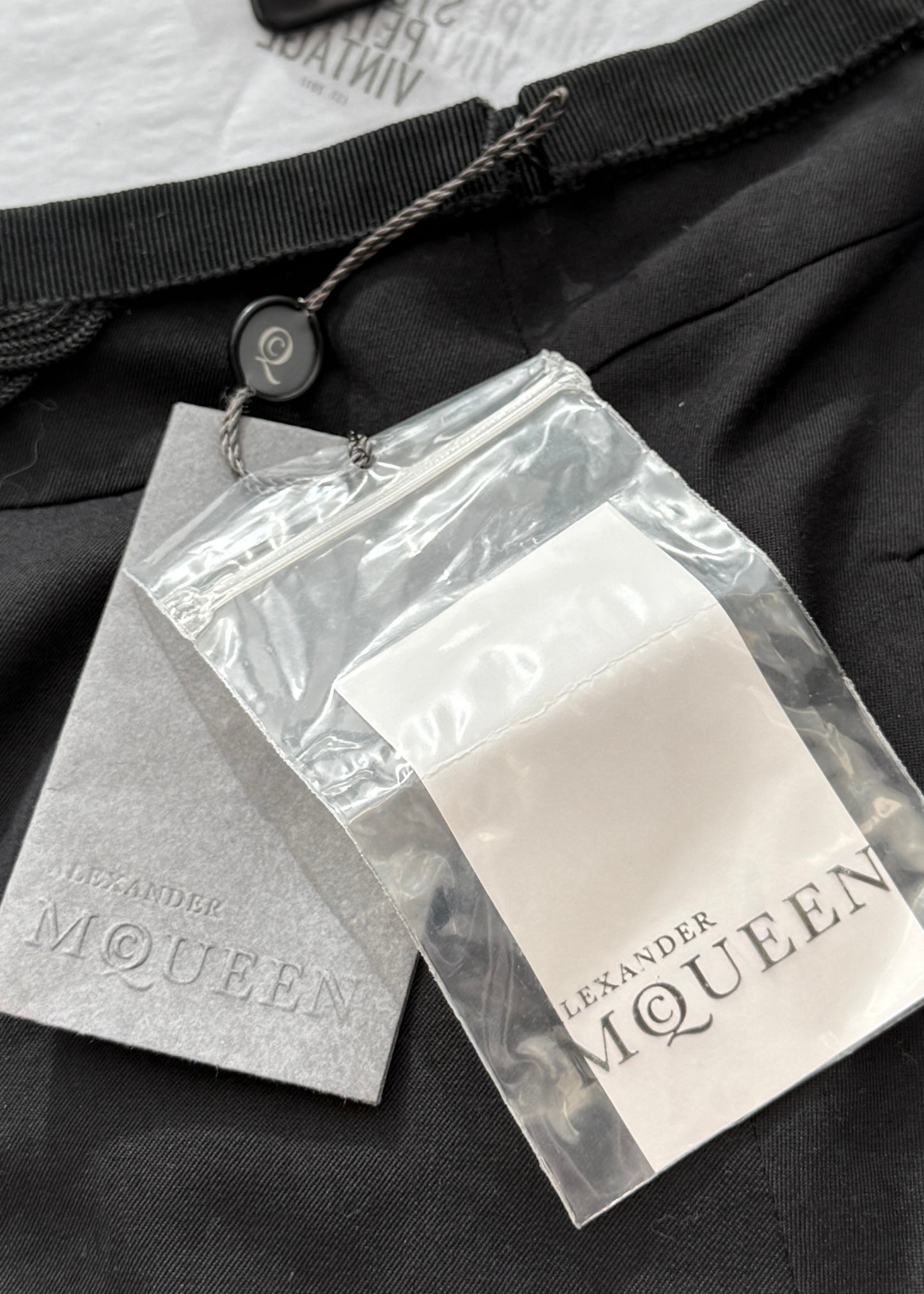 Alexander McQueen Fall 2002 Runway Black Fringe Pants