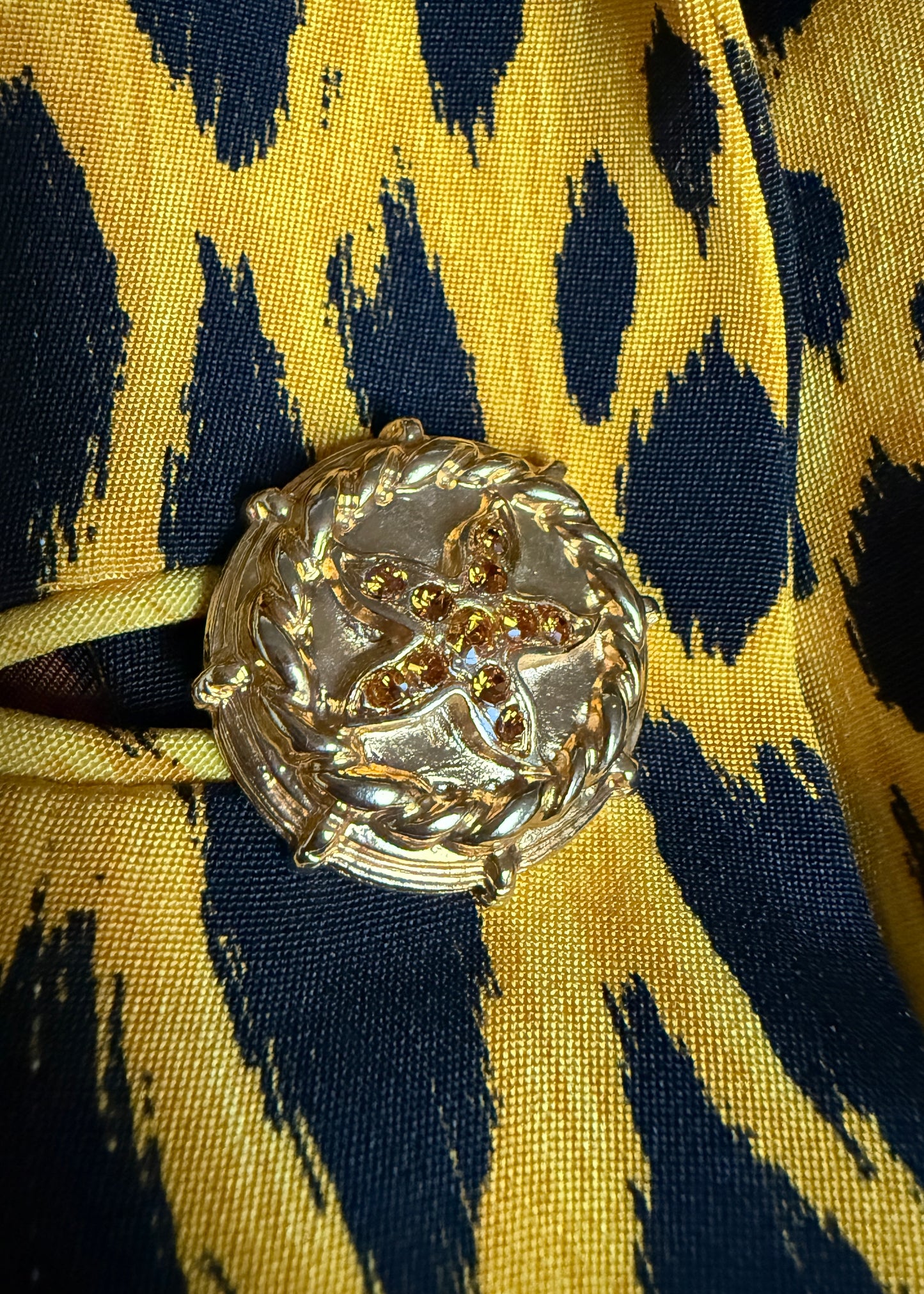 Versace Spring 1992 Runway Yellow Cheetah Print Jacket & Leggings Set