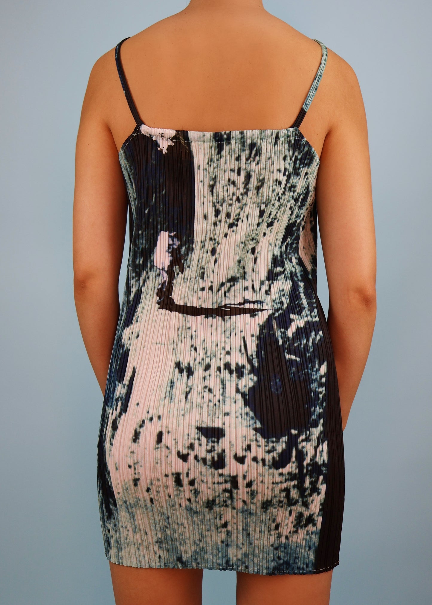 Issey Miyake Pleats Please 1999 Apollo Moon Landing Mini Dress