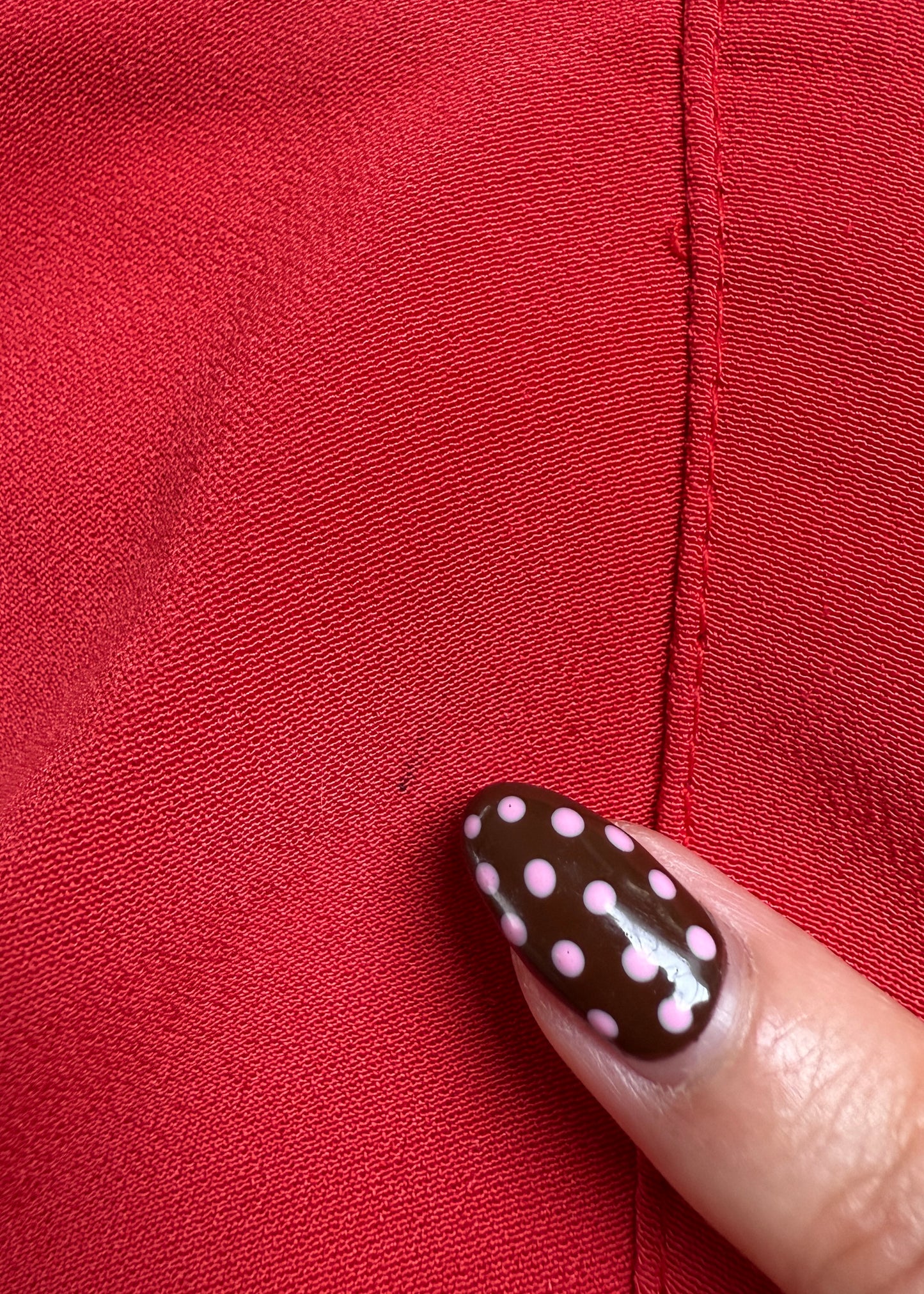 Thierry Mugler 1990s Red One Shoulder Dress