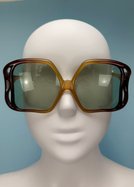 Dior 1970’s Brown Ombre Sunglasses