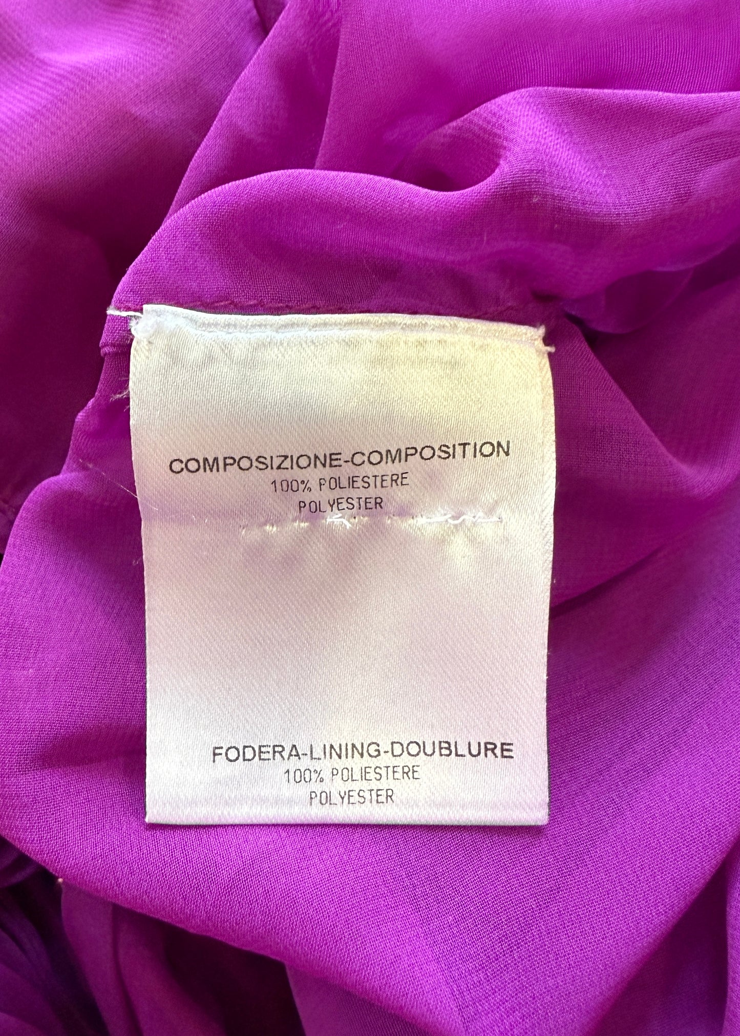 Gucci Fall 2006 Purple Crystal Embellished Pleated Gown