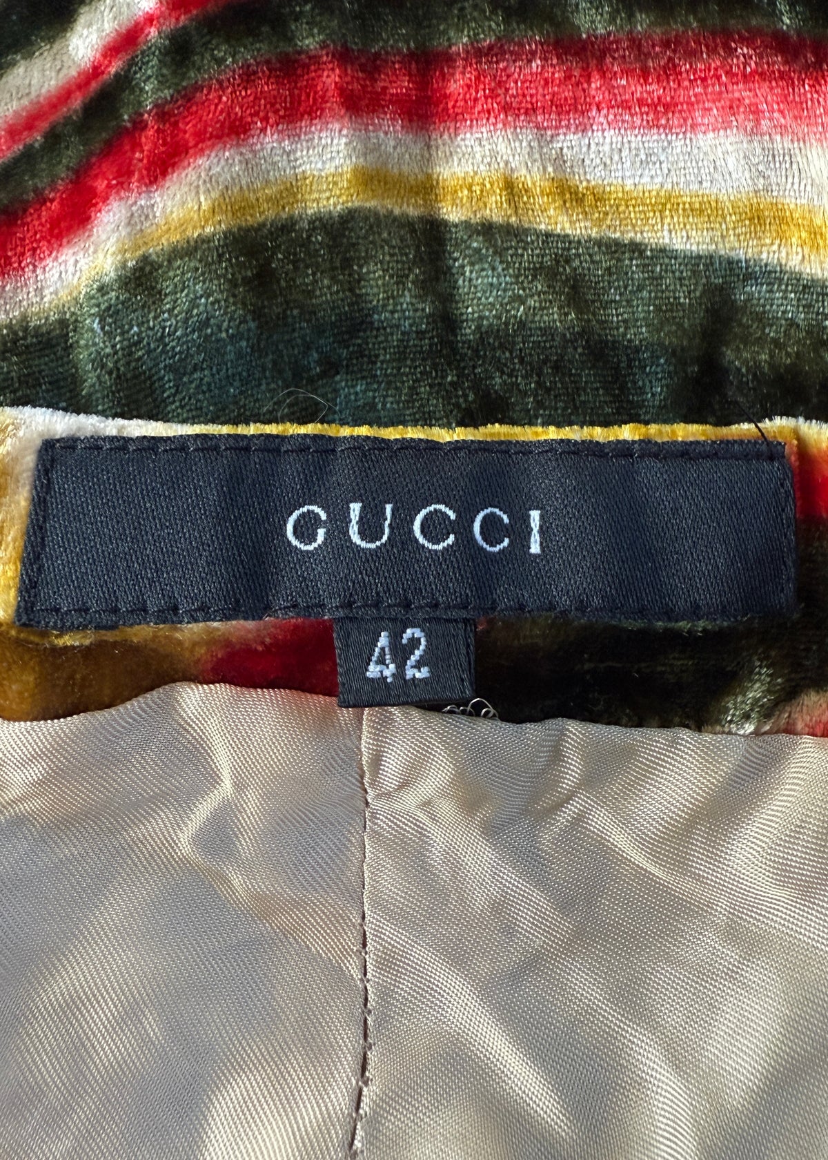 Gucci Fall 1999 Runway Velvet Swirl Flared Pants
