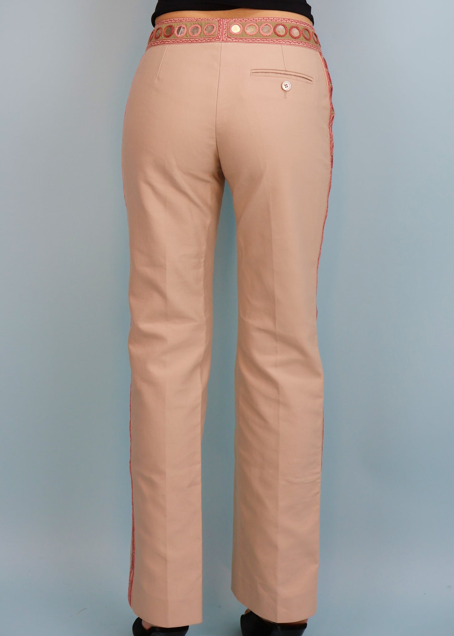 Alexander McQueen Spring 2003 Mirror Embellished Pants