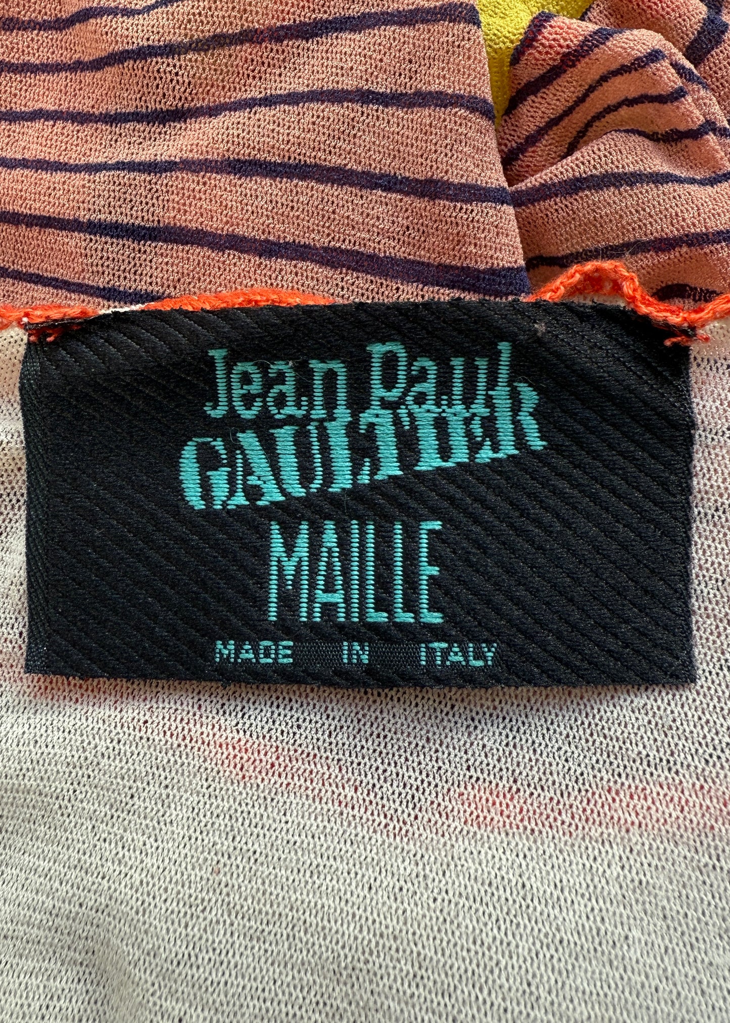 Jean Paul Gaultier Spring 1996 Cyberbaba Mesh Top